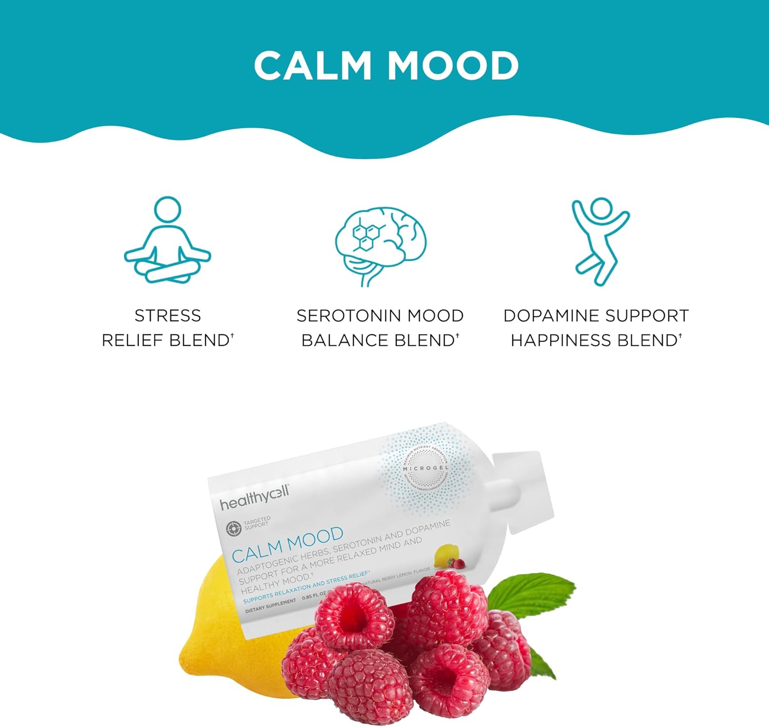 Ashwagandha Supplement for Stress Relief with L-theanine, Magnesium, GABA, Saffron - Cortisol Manager Gel Vitamin for Mood & Relaxation