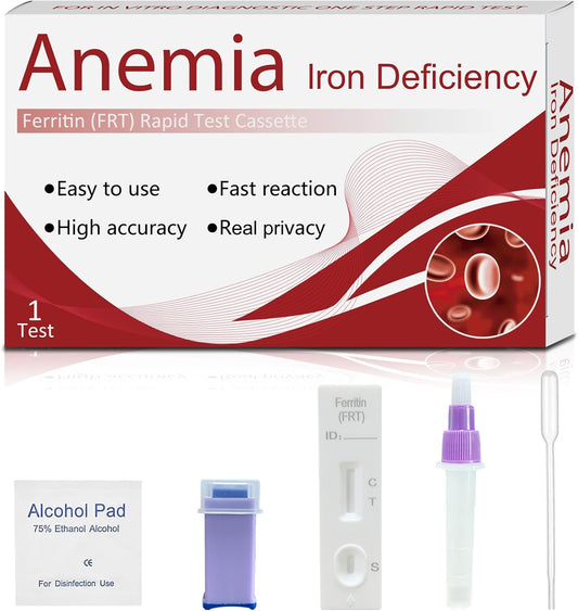 At-Home H.pylori Iron Deficiency Test Kit for All Ages - Easy & Accurate Monitoring of Iron Levels