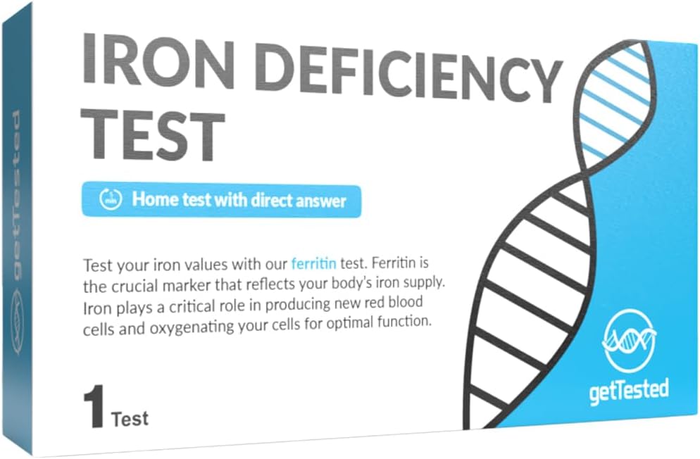 At-Home Iron Deficiency Test Kit for Men and Women - getTested