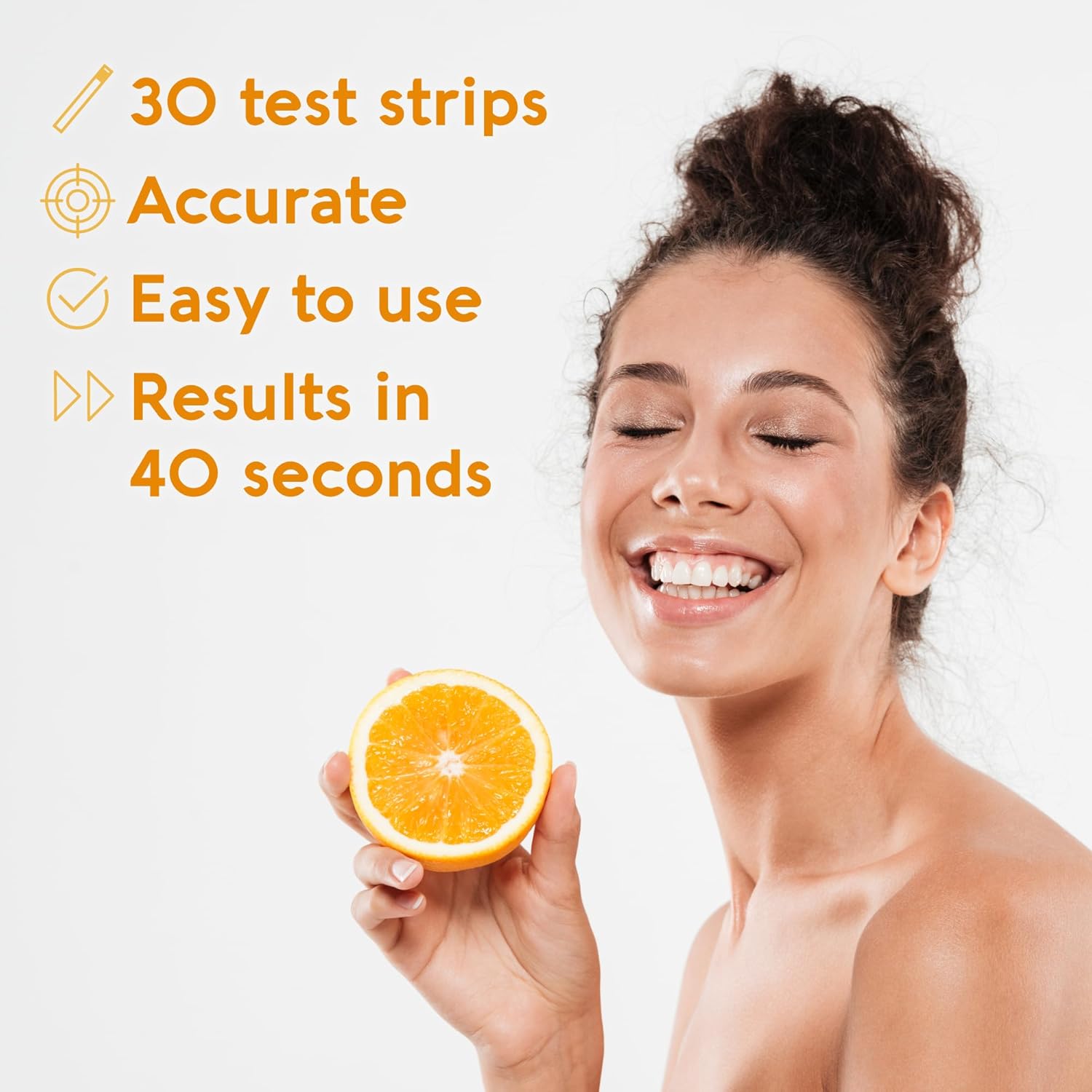 At-Home Vitamin C Status Test Kit - 30 Test Strips for Quick & Accurate Results, Monitor & Improve Your Nutrition Levels with Vivoo Test Strip