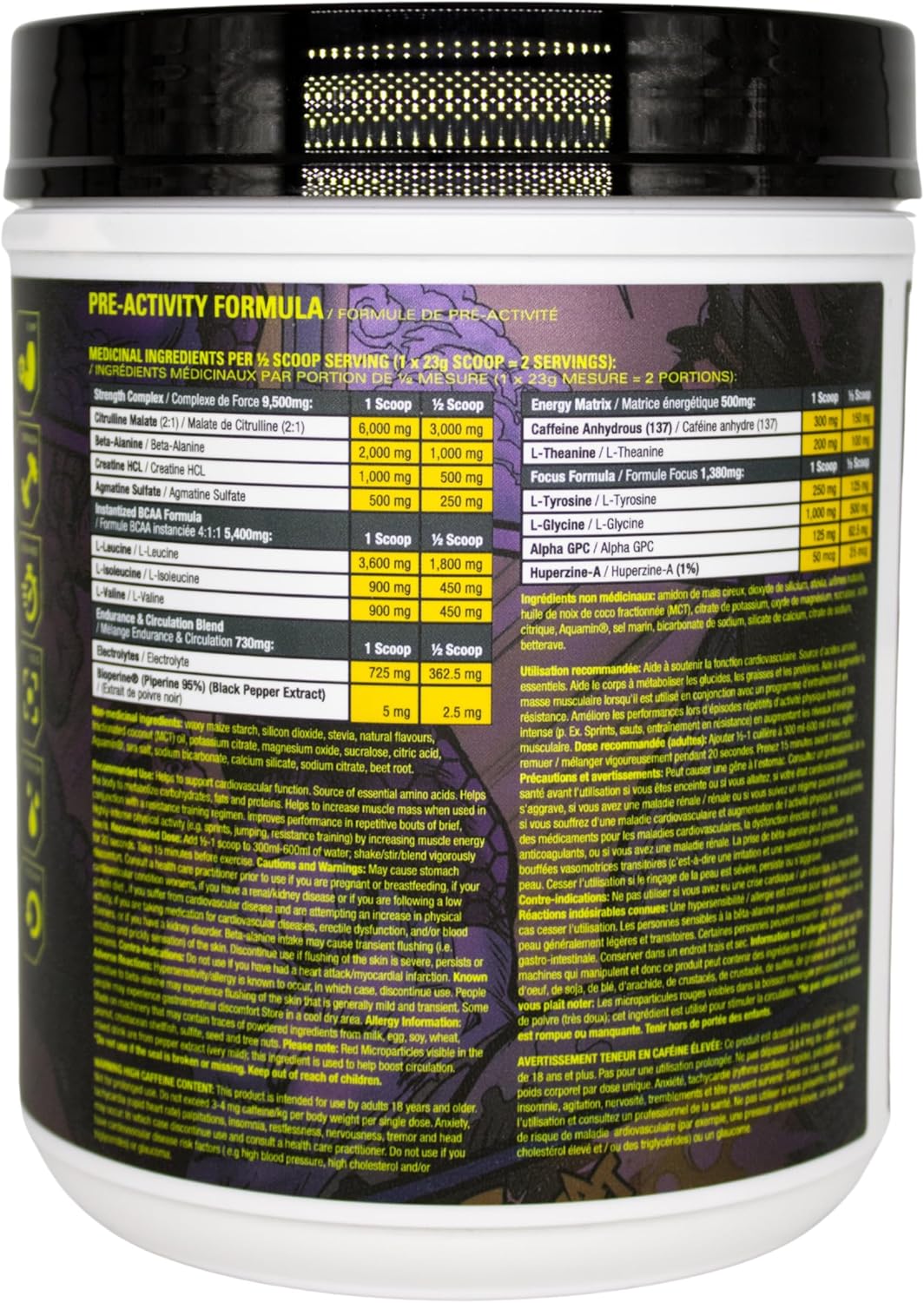 Athletic Alliance HAVOK-137 Pre Workout: Strawberry Lemonade Flavor, 50 Servings, 590g