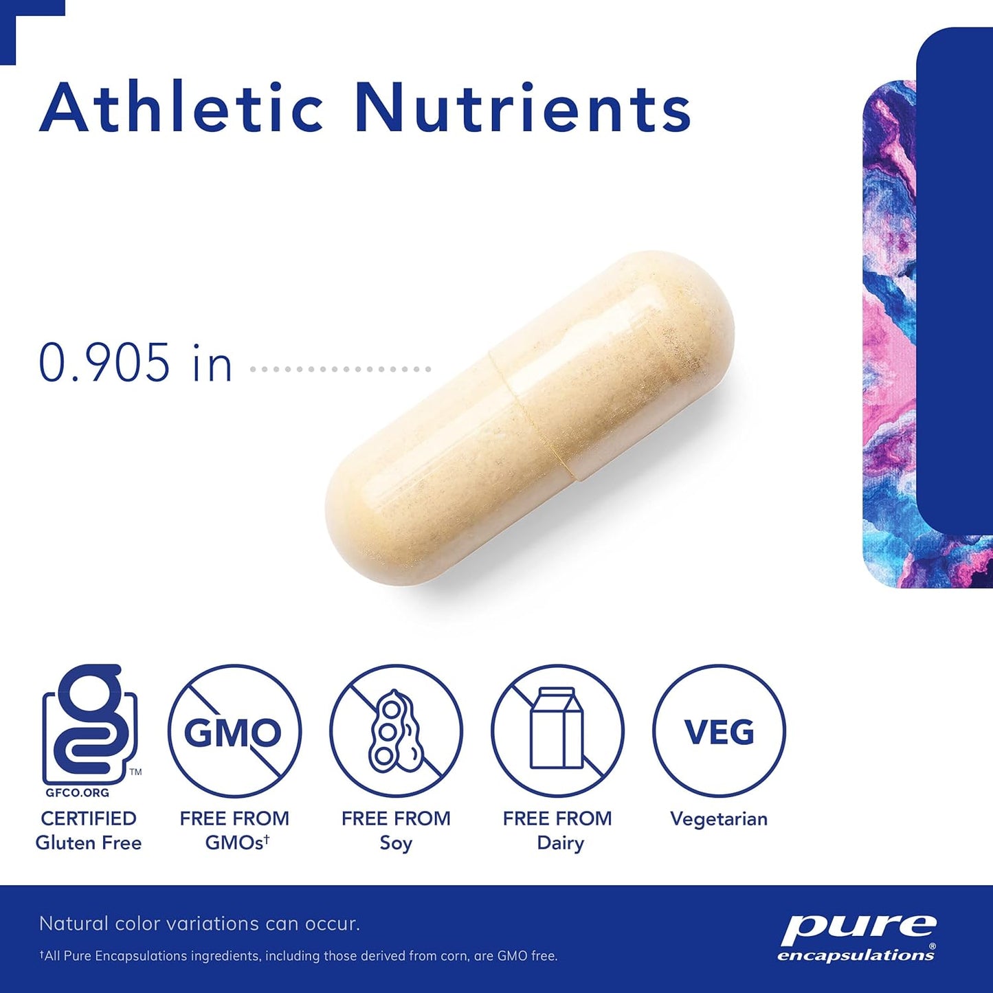 Athletic Nutrients Multivitamin for Exercise Performance | Pure Encapsulations | 180 Capsules