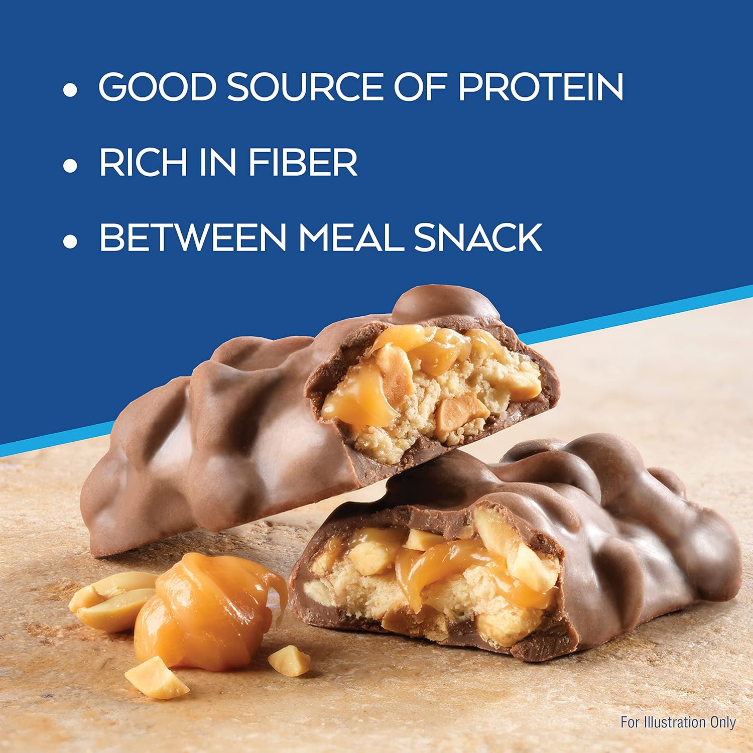Atkins Caramel Chocolate Nut Roll Protein Snack Bar, High Fiber, 2g Sugar, 16 Count & Endulge Chocolate Caramel Mousse Bar, Low Sugar, High Fiber, 5 Count