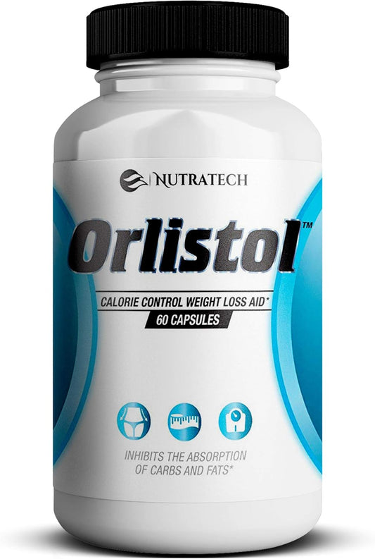 Atrafen NUTRATECH Orlistol - Carb & Fat Blocker Weight Loss Aid, Diet Pill for Powerful Fat Burning & Appetite Suppression - Ideal for Keto Diet & Quick Ketosis Reboot - 60 Count
