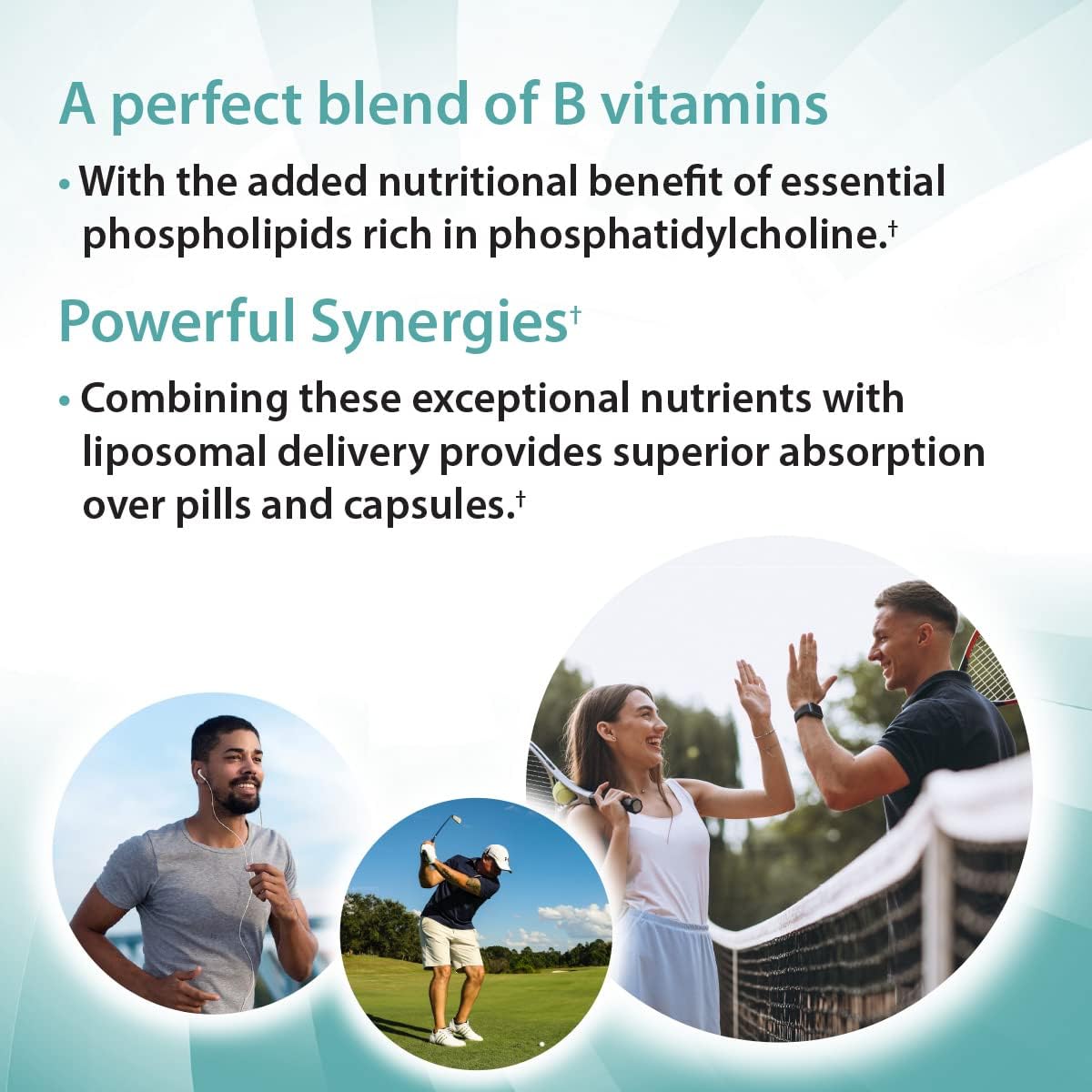 Aurora Nutrascience Mega-Liposomal B-Complex + Vitamin C Liquid Supplement 16 fl oz - Energy, Immune & Nervous System Support