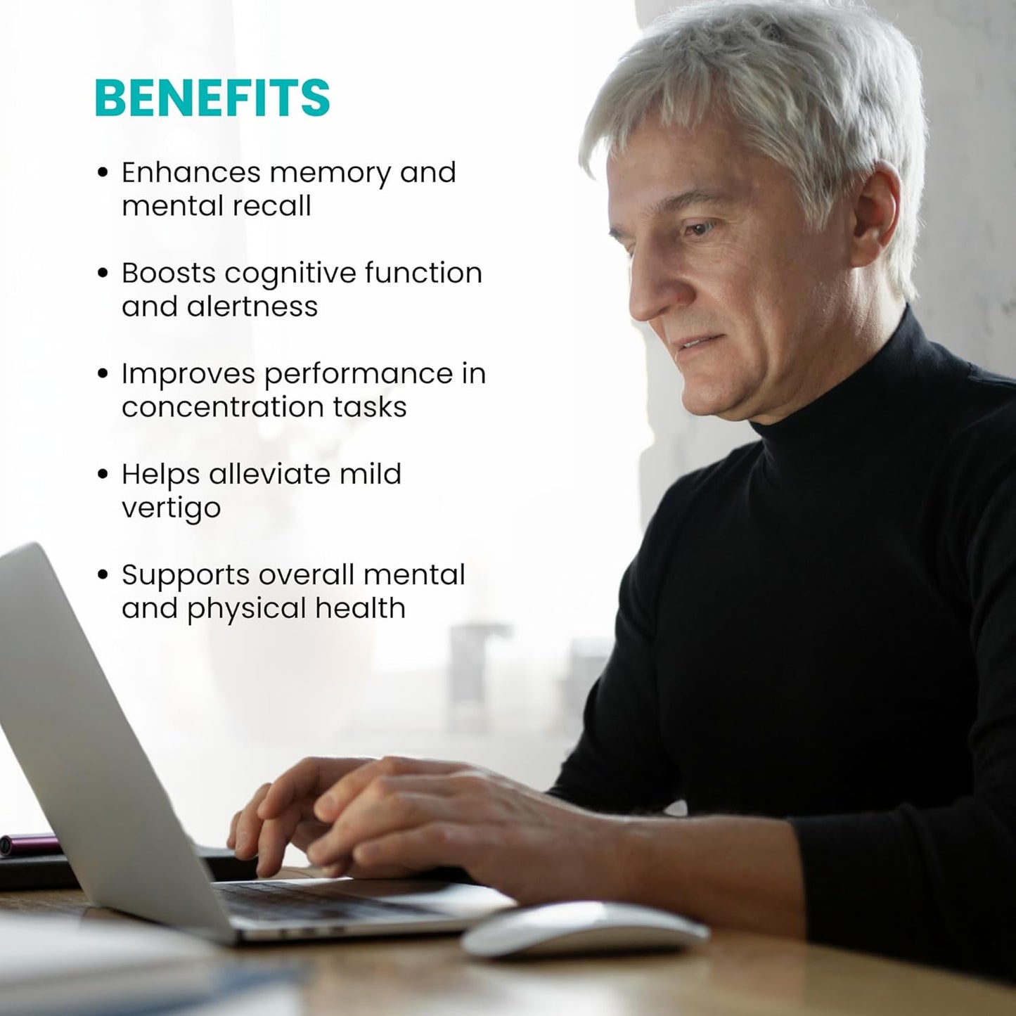 Australian Made Ginkgo Biloba Capsules - 2000mg - 100 Count - Promotes Healthy Care