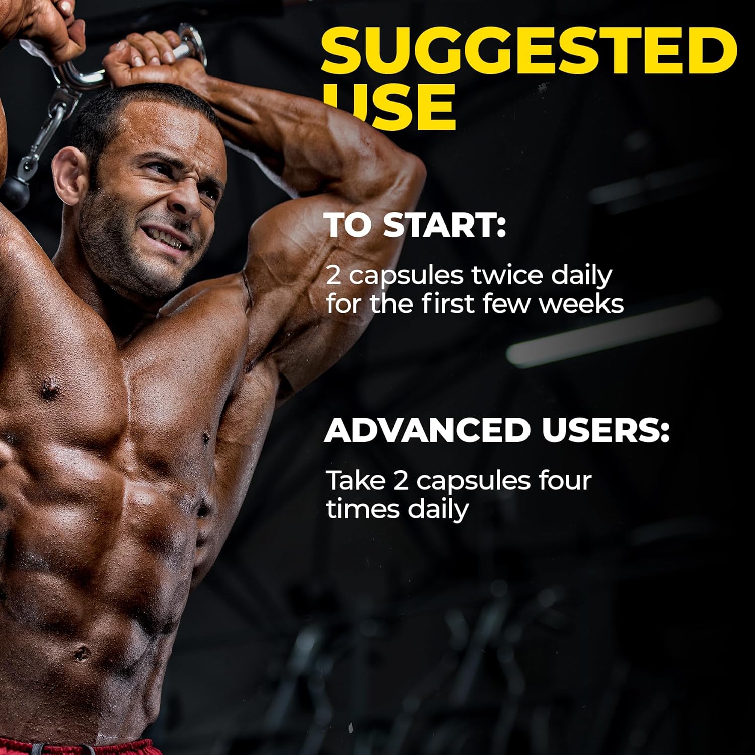 Avry Labs M1-BOL Extreme Anabolic Supplement with Turkesterone for Muscle Growth & Strength - Vegan Dietary Supplement, 60 Capsules
