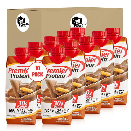 Award-Winning Premier Protein 30g Chocolate Peanut Butter Shake 11 Fl oz (10pk)
