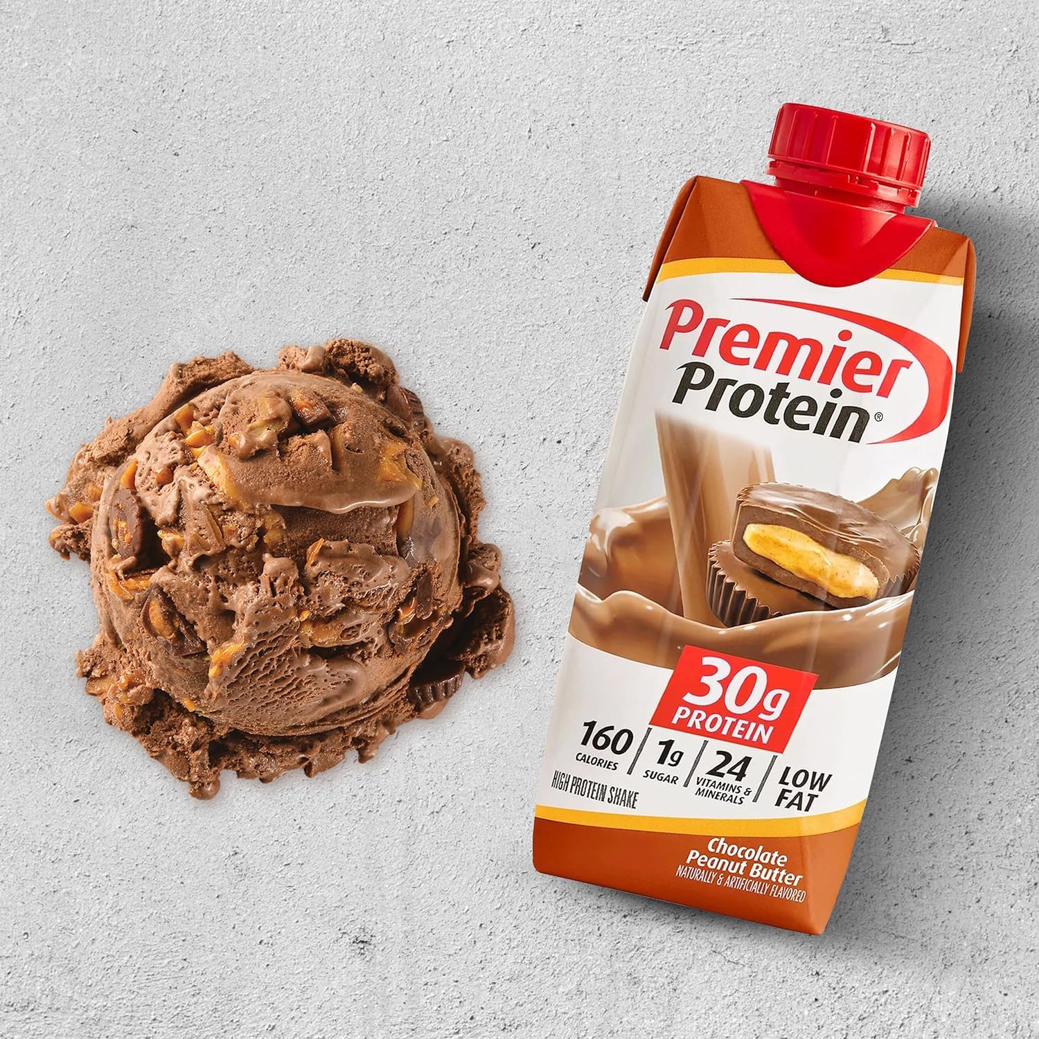 Award-Winning Premier Protein 30g Chocolate Peanut Butter Shake 11 Fl oz (10pk)