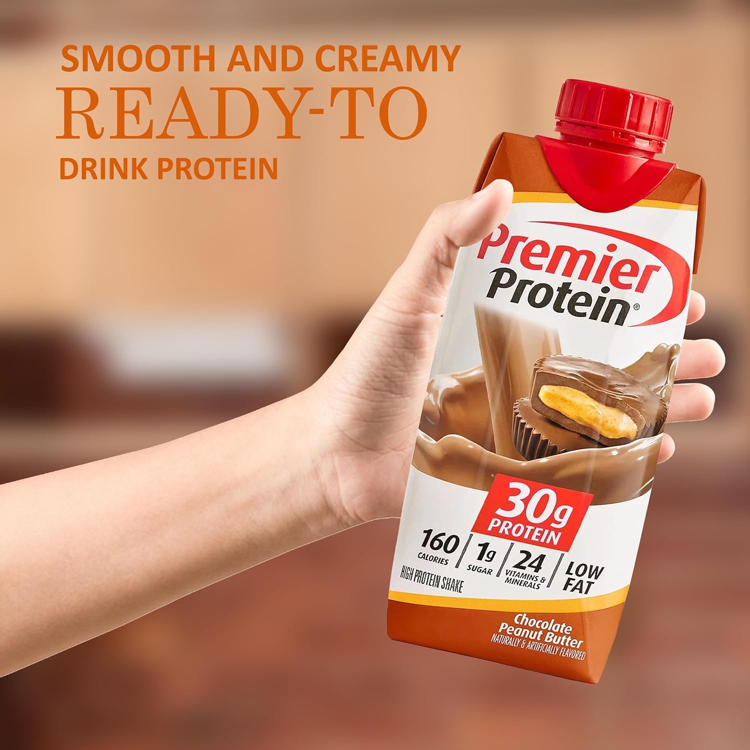 Award-Winning Premier Protein 30g Chocolate Peanut Butter Shake 11 Fl oz (10pk)