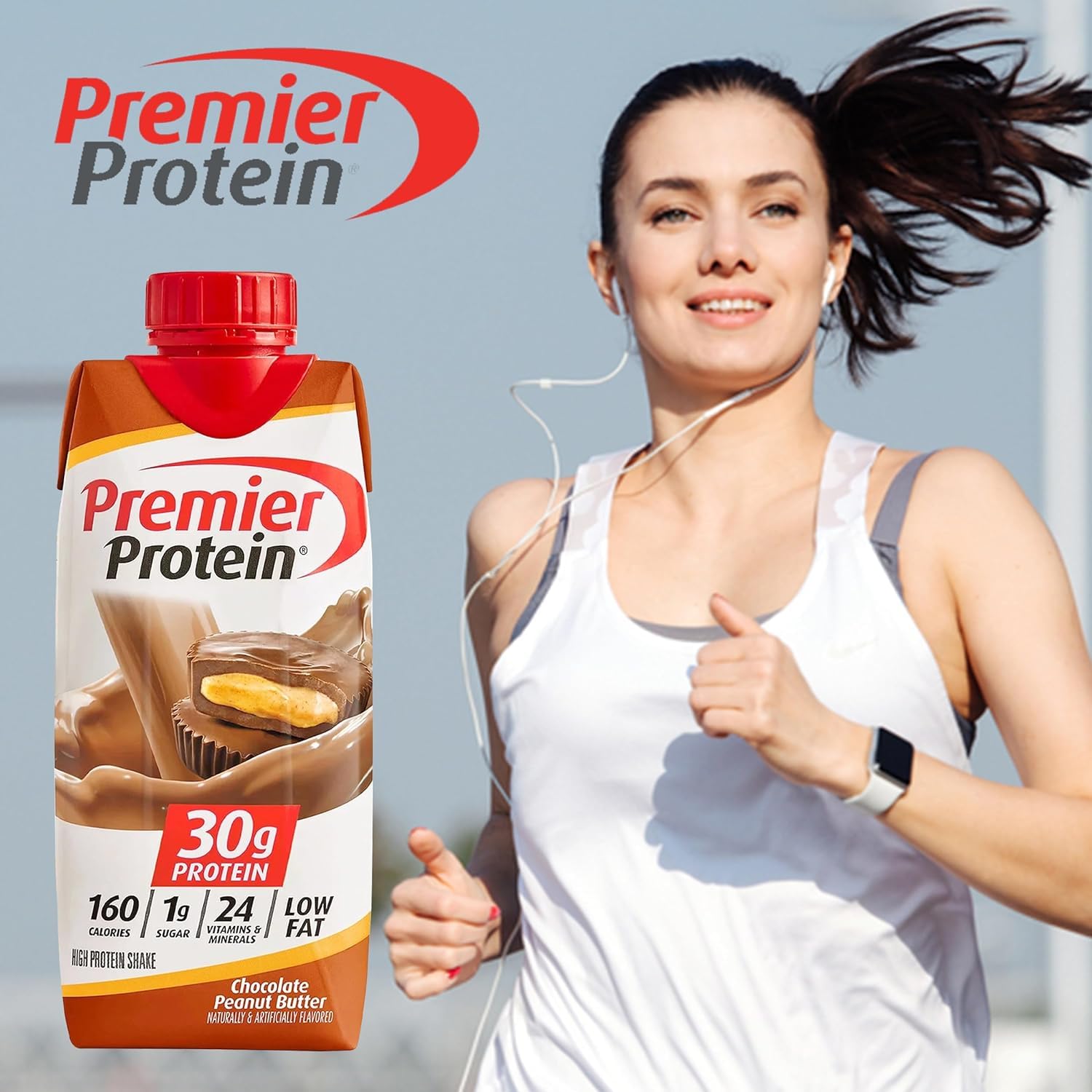 Award-Winning Premier Protein 30g Chocolate Peanut Butter Shake 11 Fl oz (10pk)