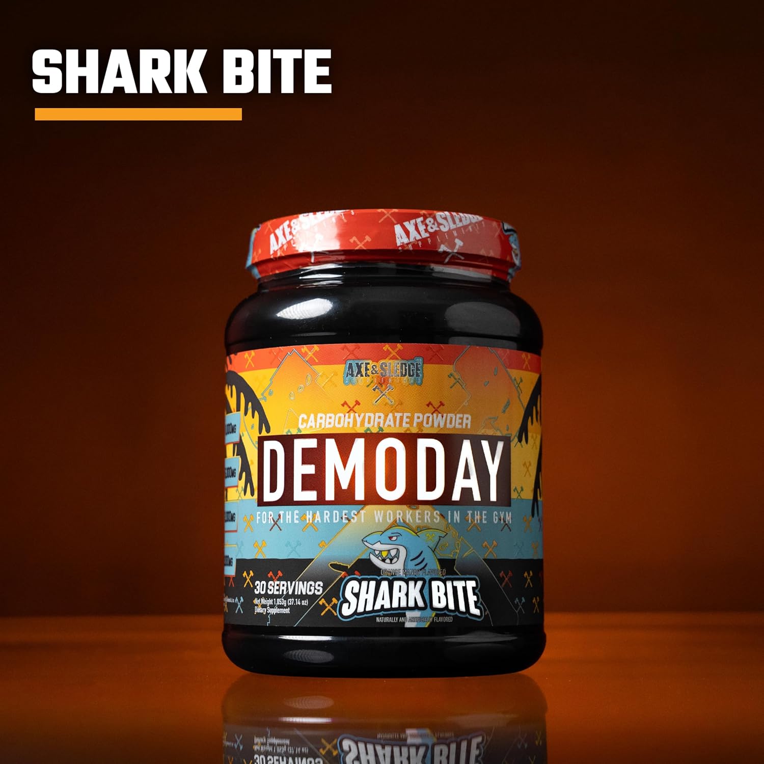Axe & Sledge Supplements Demo Day Intra-Workout Carb Powder - Shark Bite Flavor, 30 Servings