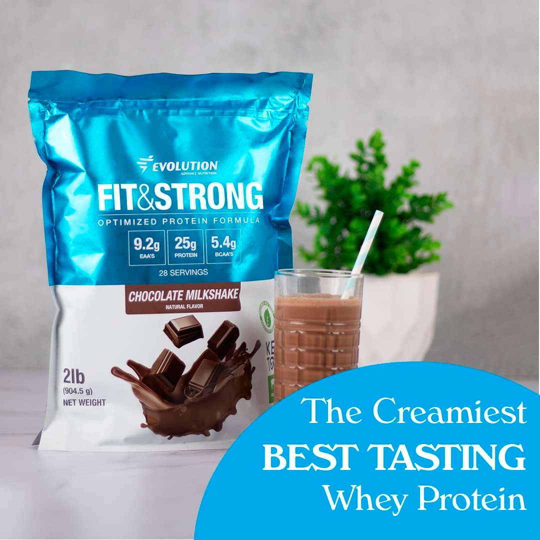 AYOJOY AEE Grass Fed Whey Protein Powder - Fast Absorbing BCAA Protein for Muscle Recovery - 1lb Chocolate Flavor