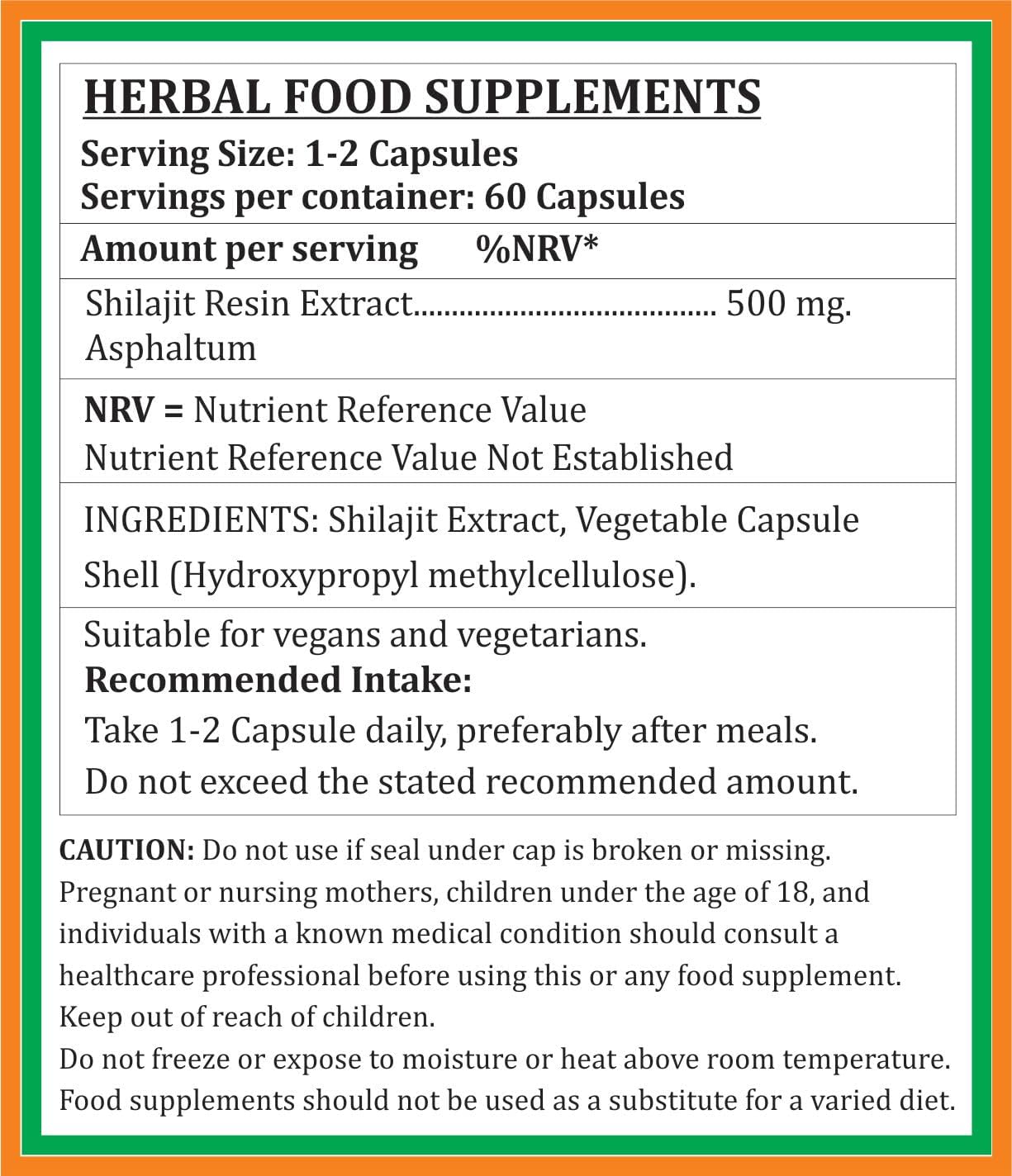 Ayurvedic Shilajit Forte Capsules 500mg - 240 Capsules for Men and Women - Herbal Supplement - Satya Naturals