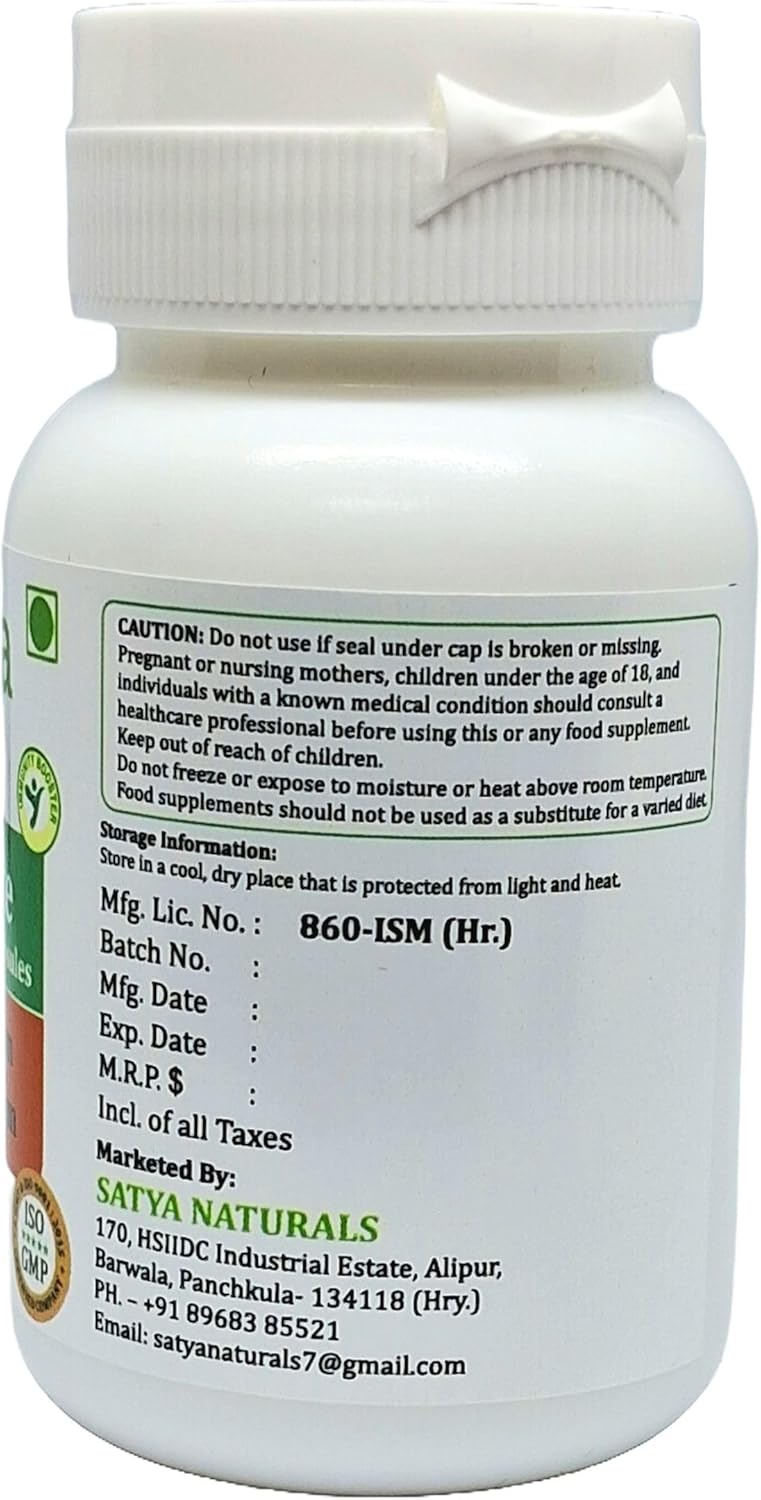 Ayurvedic Tulsi Forte Capsules 500mg | Organic Basil Extract for Men and Women | Herbal Supplement 10:1 Forte | 60 Veg Capsules