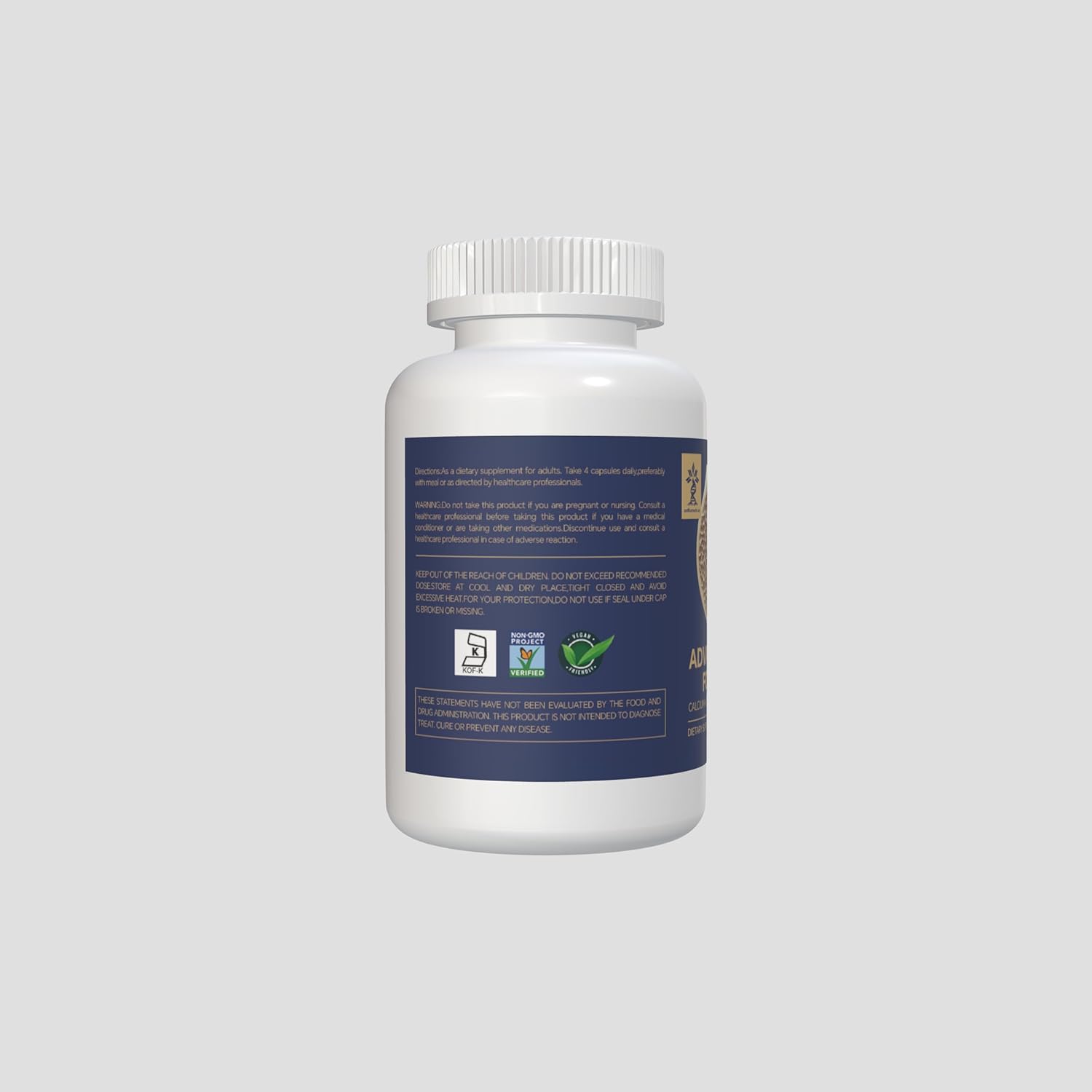 AZ BIOTECH Advanced Formula Bone Health Supplement with Vitamin D3, Calcium, Magnesium, Zinc, and More