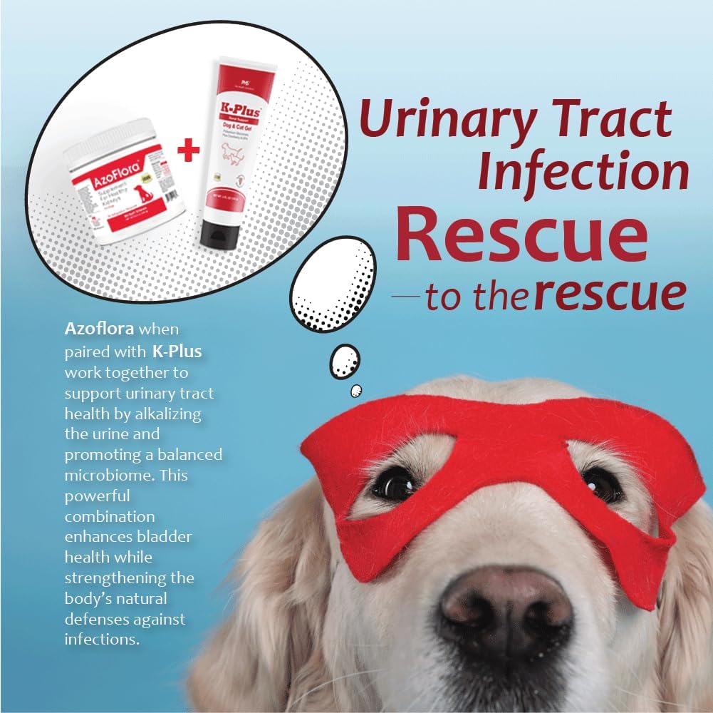 Azoflora Kidney Support Soft Chews for Dogs - Promotes Healthy Renal Function - Supports Urinary Tract Health - Chicken Flavor - 90 Chews