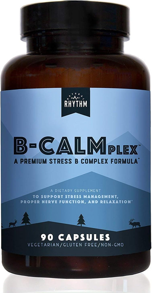 B-CALMplex Nerve Function Support, Unique B Vitamin Blend, 90 Capsules, 3 Month Supply