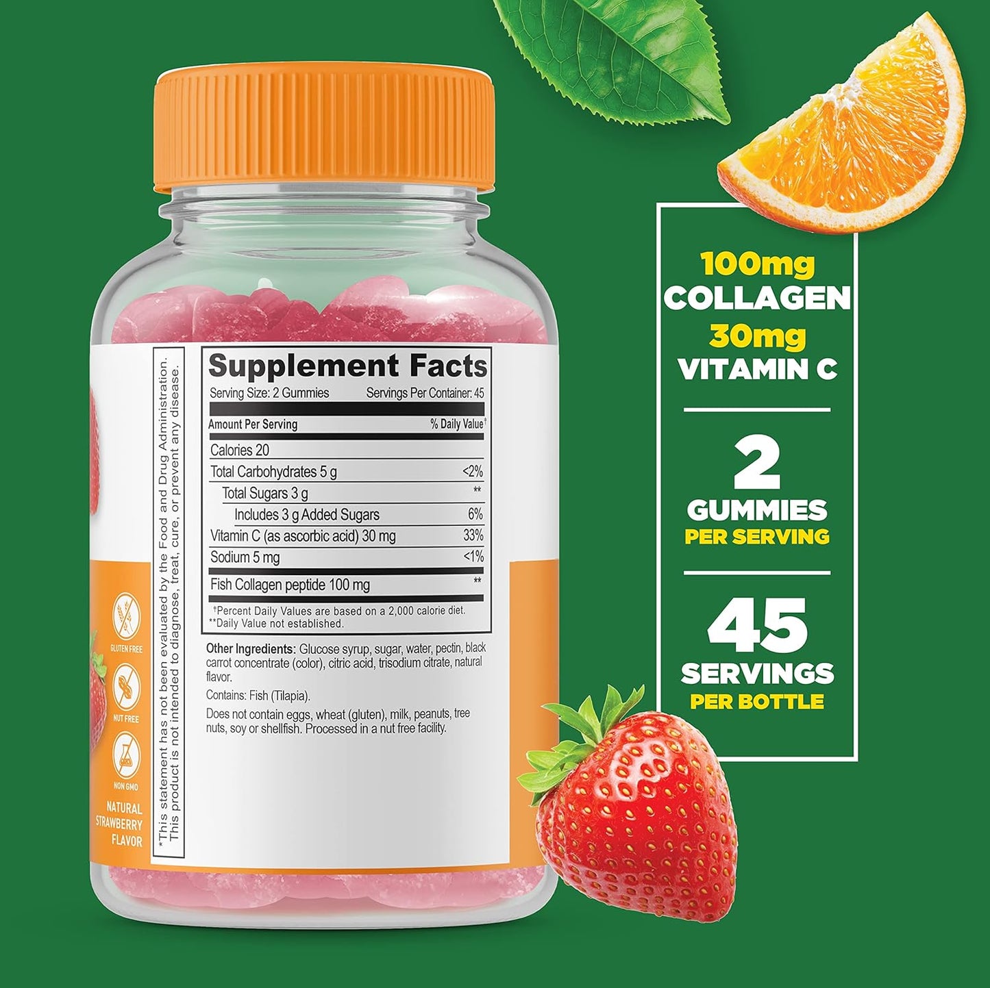 B Complex + Collagen & Vitamin C Gummies Bundle - Tasty Vitamin Supplement, Gluten-Free, GMO-Free Chewables