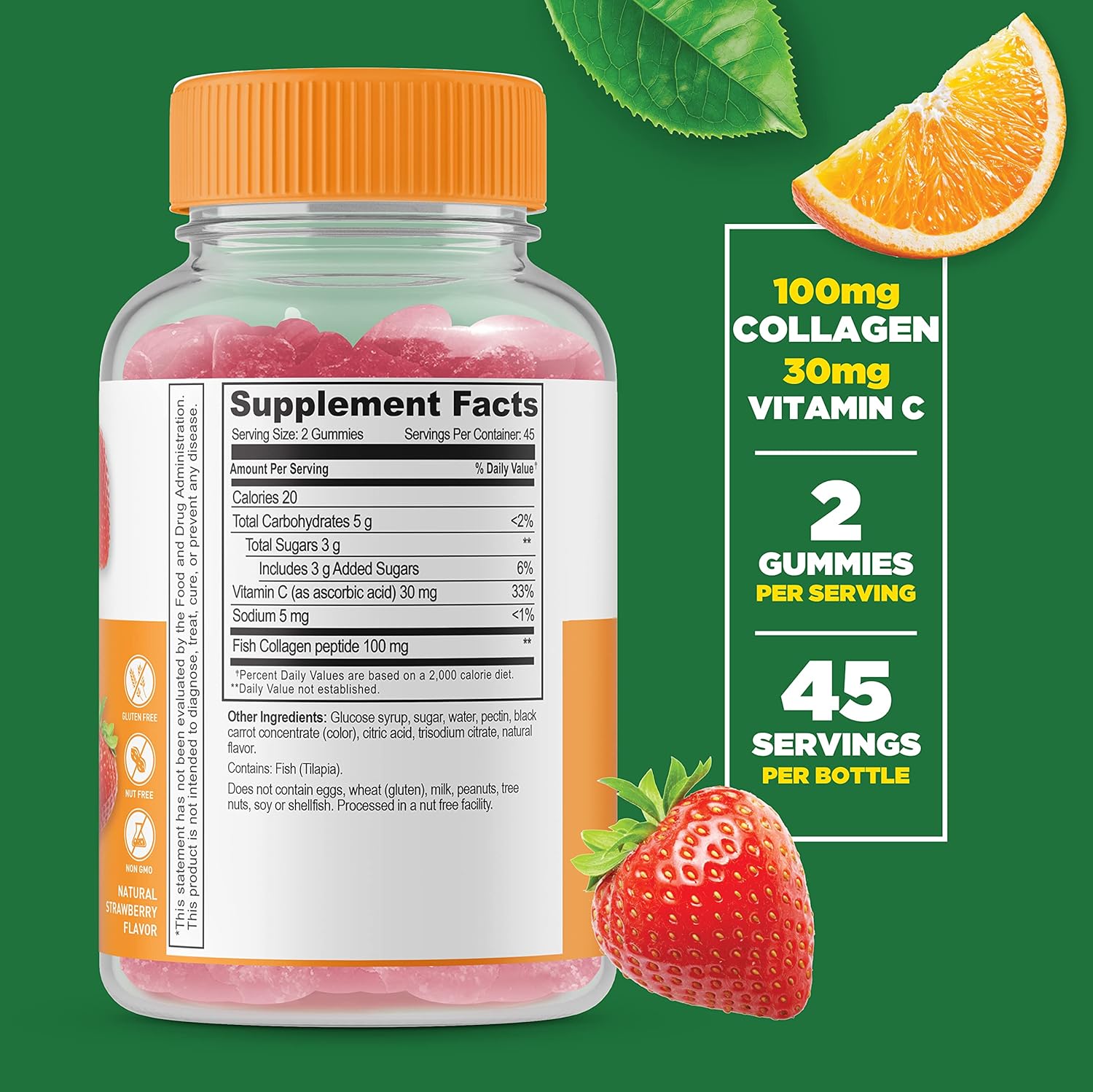 B Complex + Collagen & Vitamin C Gummies Bundle - Tasty Vitamin Supplement, Gluten-Free, GMO-Free Chewables