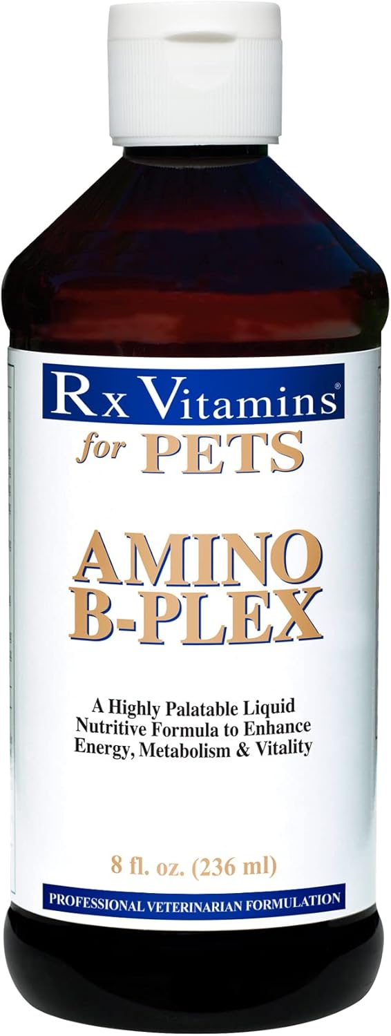 Bacon-Flavored Amino B-Plex Supplement for Dogs & Cats - Boost Energy & Vitality - 8 fl. oz.