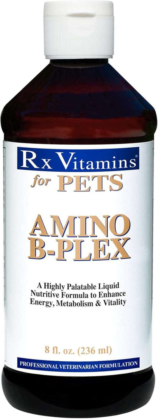 Bacon-Flavored Amino B-Plex Supplement for Dogs & Cats - Boost Energy & Vitality - 8 fl. oz.