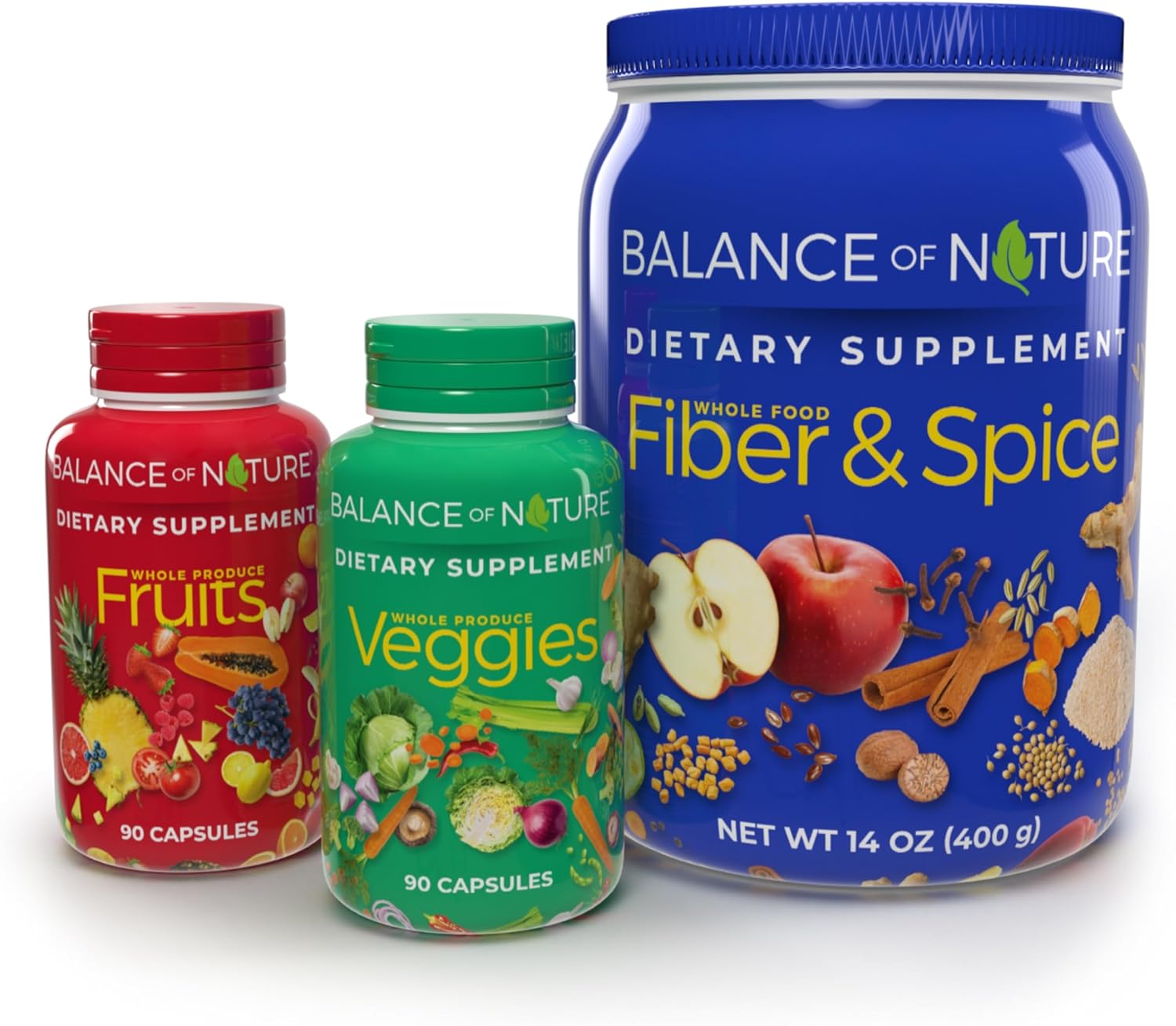 Balance of Nature Whole Health System - Natural Whole Food Supplements for Complete Wellness - 30 Servings
