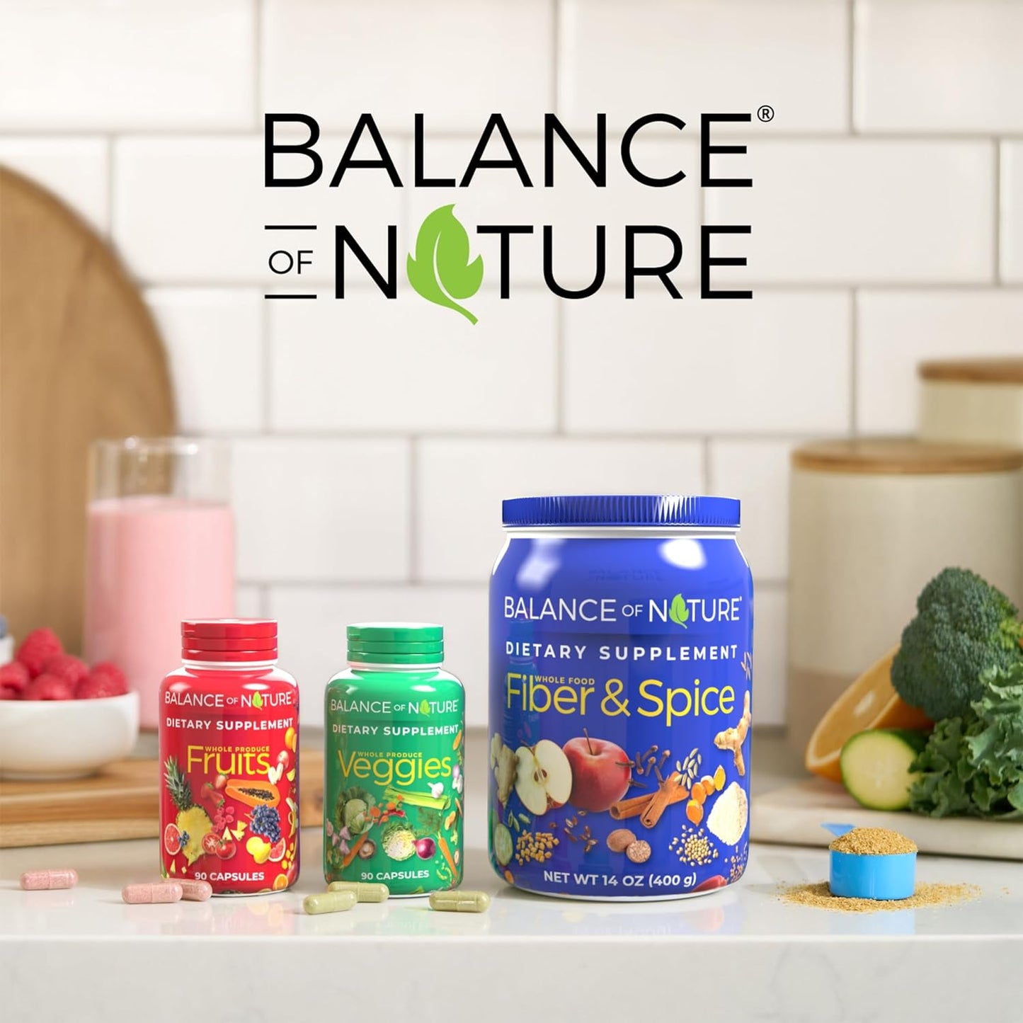 Balance of Nature Whole Health System - Natural Whole Food Supplements for Complete Wellness - 30 Servings