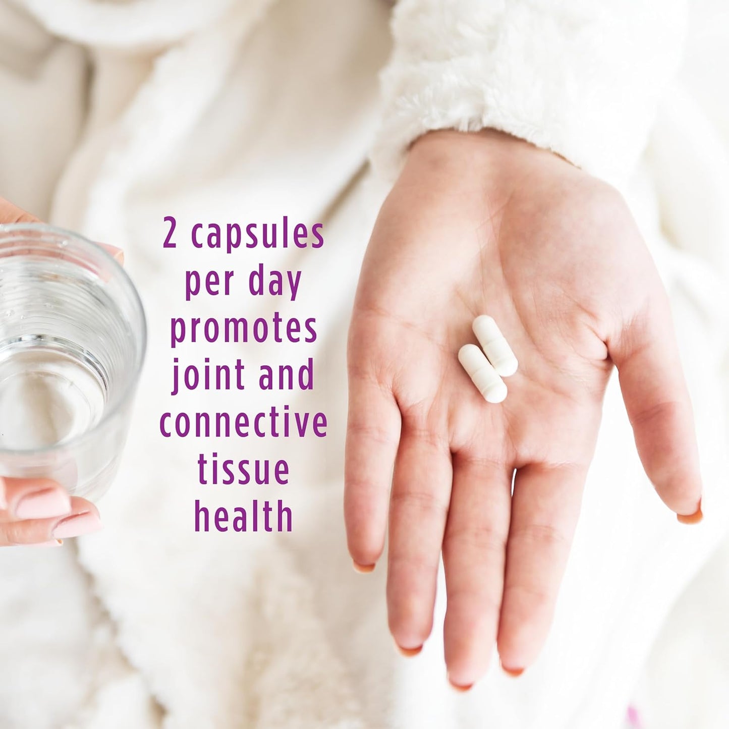 Balanced Kollagen: Eggshell Membrane & Avian Collagen Supplement for Joint Health - Types I, II, V, X Collagen