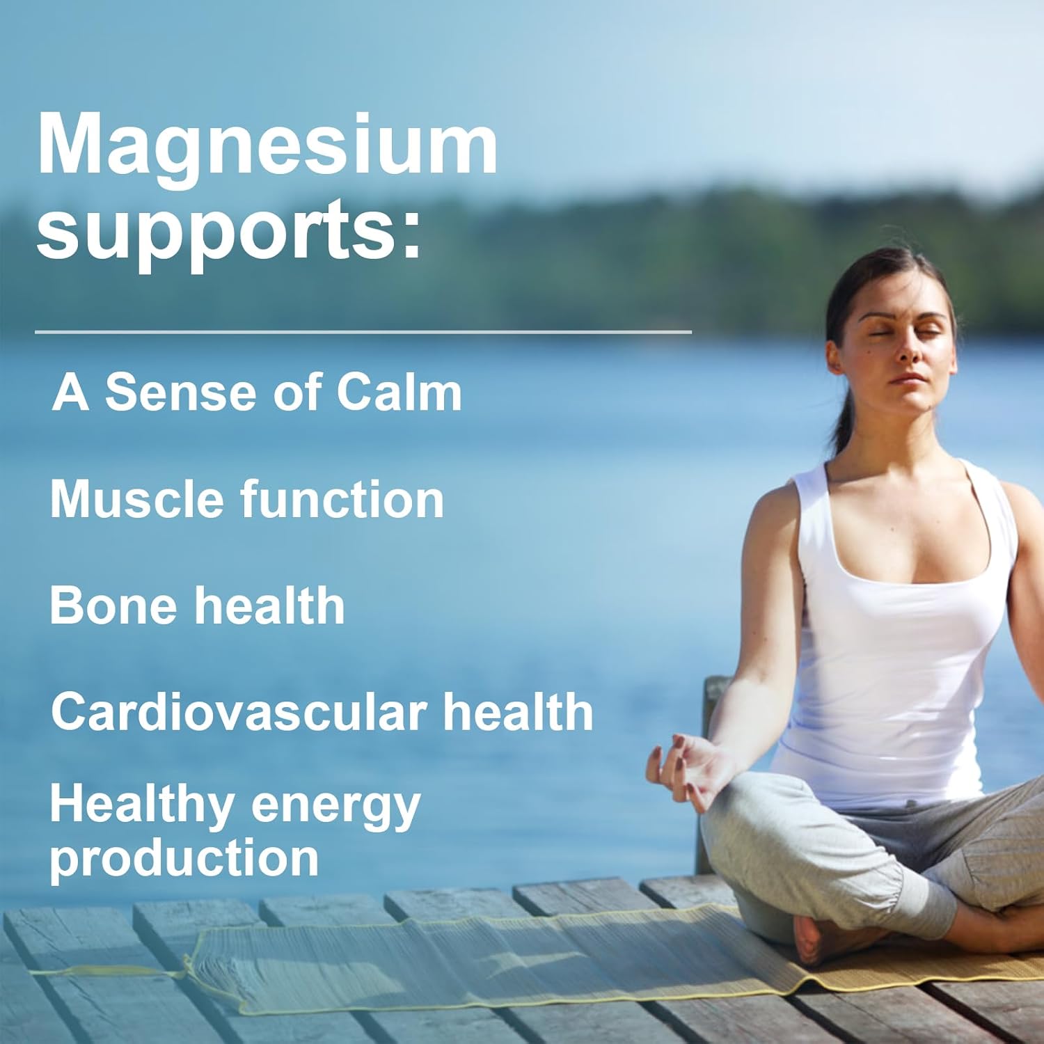 Balincer Triple Magnesium Complex 300 mg - Glycinate, Malate, Citrate - Support Muscle, Nerves, Energy, Heart Health - Non-GMO - 60 Capsules