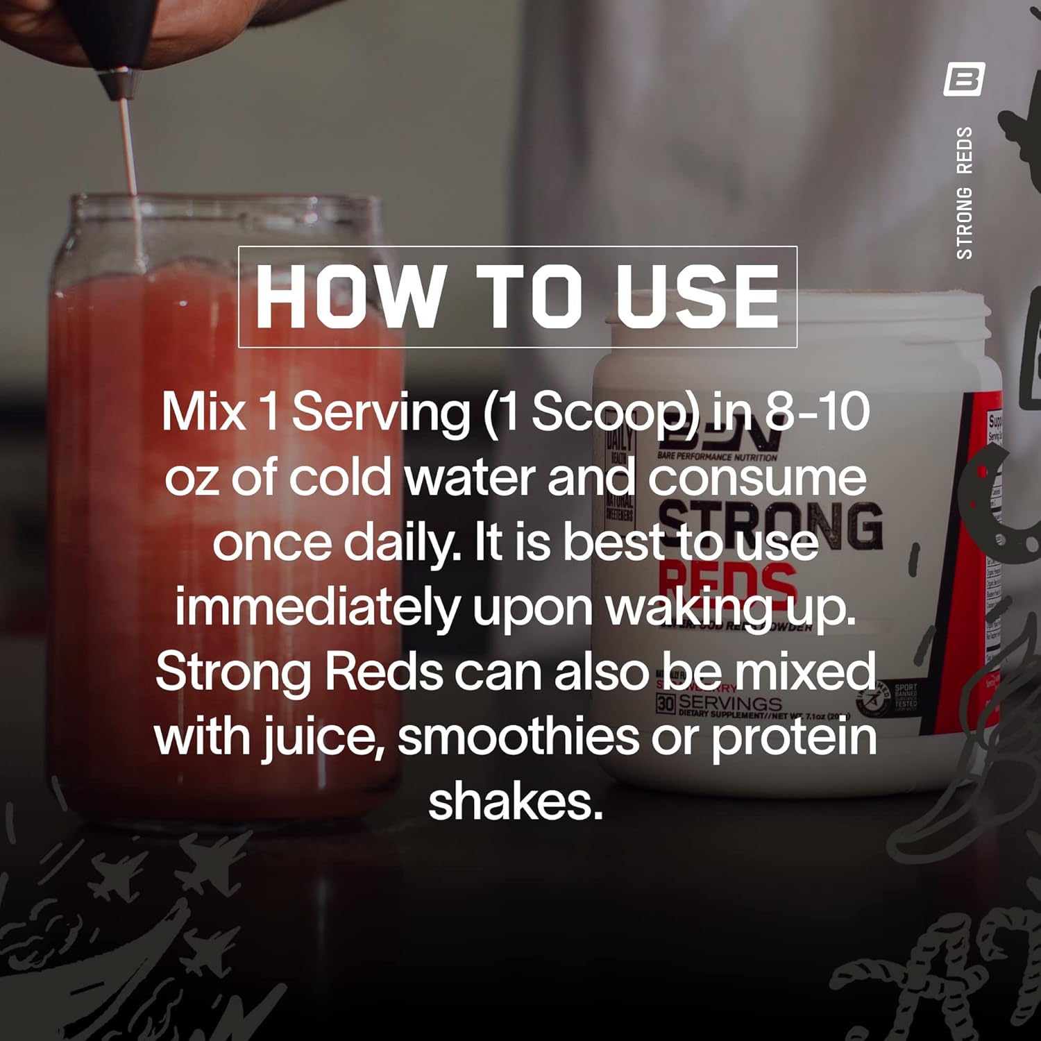 BARE PERFORMANCE NUTRITION BPN Superfood Bundle: Strong Greens Pineapple Coconut & Reds Strawberry