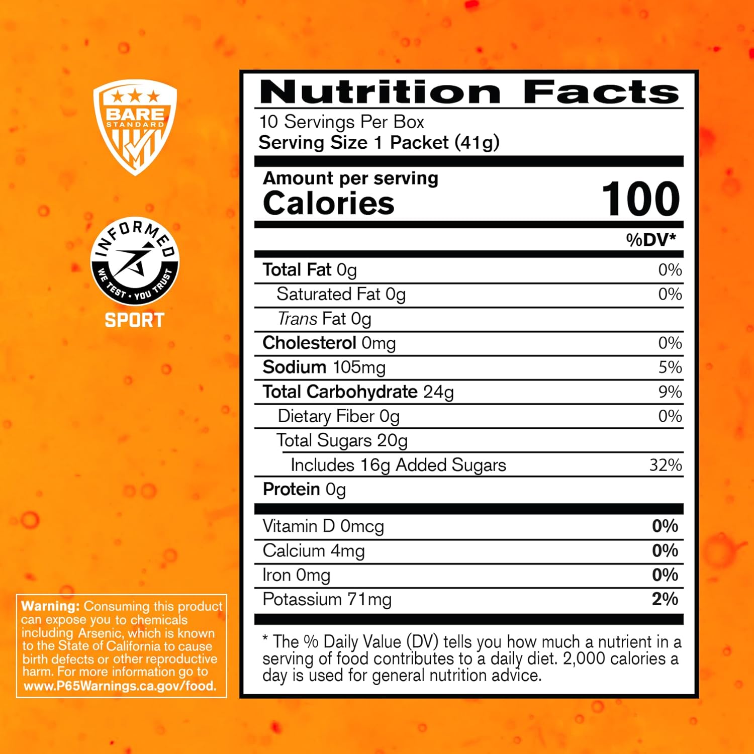 Bare Performance Nutrition Electrolytes & Endurance Gel Bundle - Mango Flavor