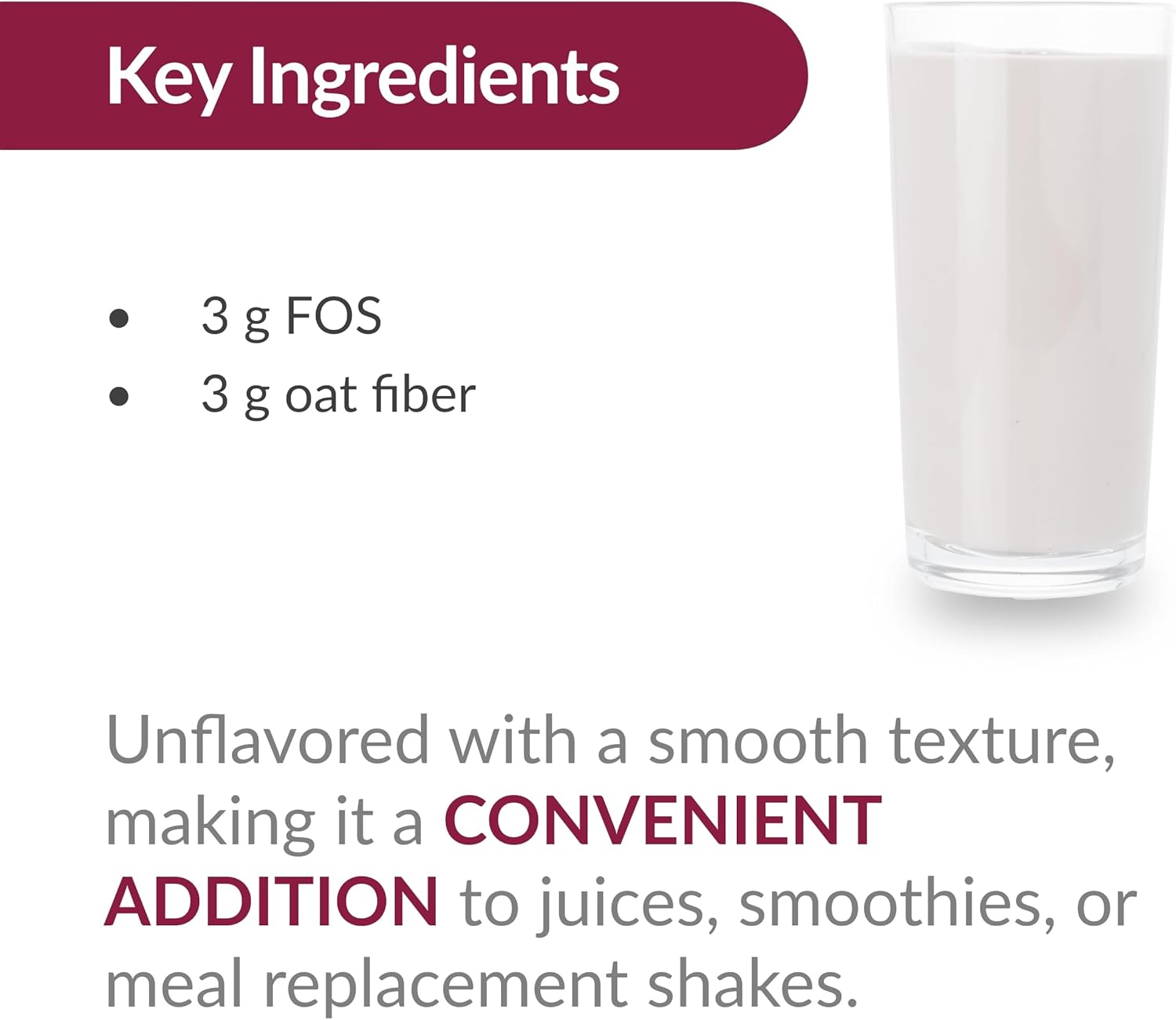 Bariatric Advantage Advanced Fiber Powder: Promotes Healthy Intestines, Boosts Calcium & Magnesium Absorption - Unflavored, 30 Servings