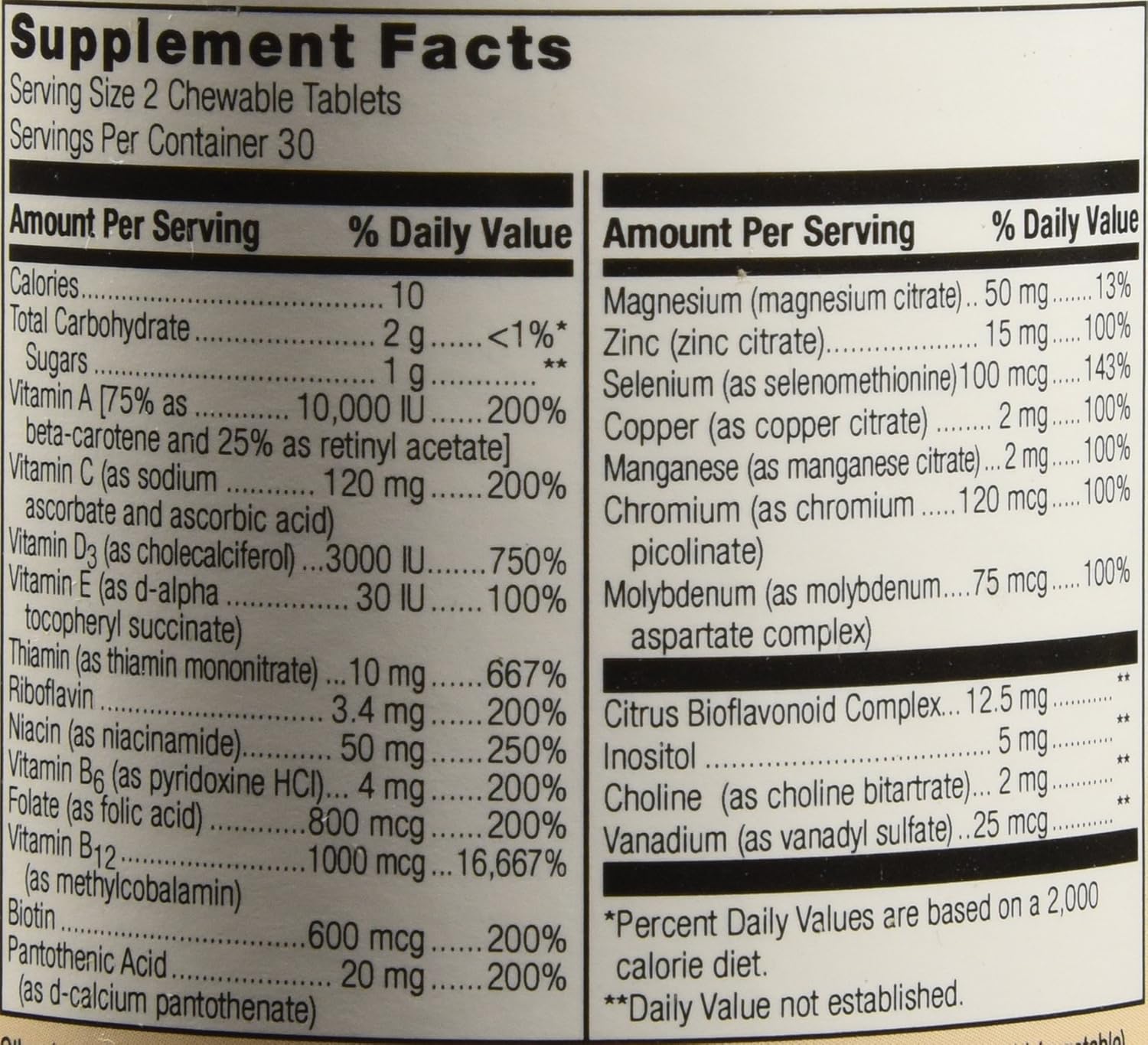 Bariatric Advantage Essential Multivitamin - Iron-Free with 200 DV Key Nutrients - Supports Trace Minerals - Orange - 60 Tablets