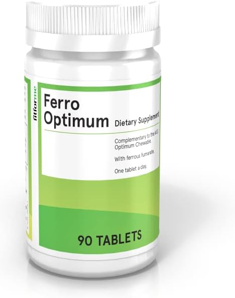 Bariatric Iron Supplement - One Daily Ferro Optimum Tablet - 90 Day Supply - Iron Booster for Gastric Sleeve Recovery