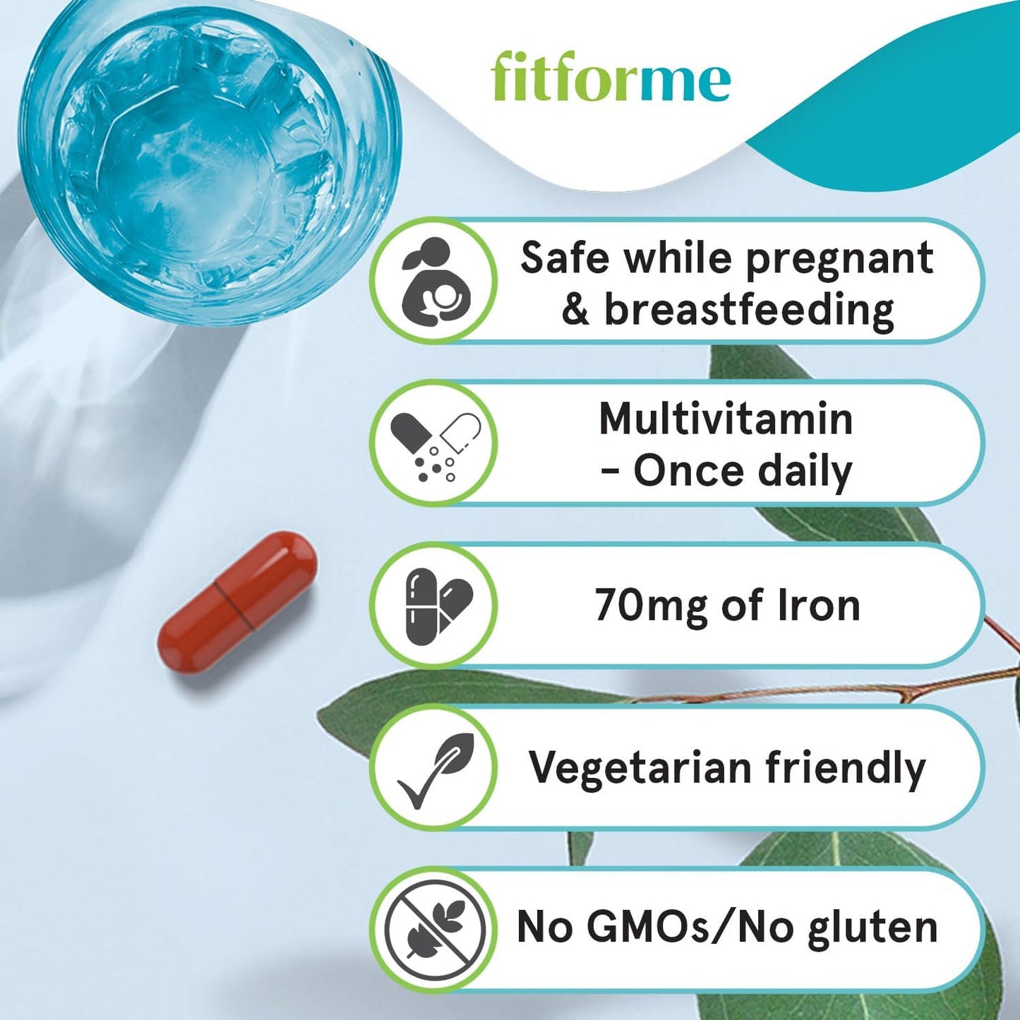 Bariatric Multivitamin with Iron After Gastric Bypass - 90 Day Supply - One Daily WLS Forte Capsule