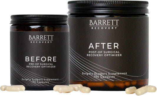 Barrett Recovery Optimal Surgical Support Bundle: Pre and Post Surgery Supplements for Enhanced Healing