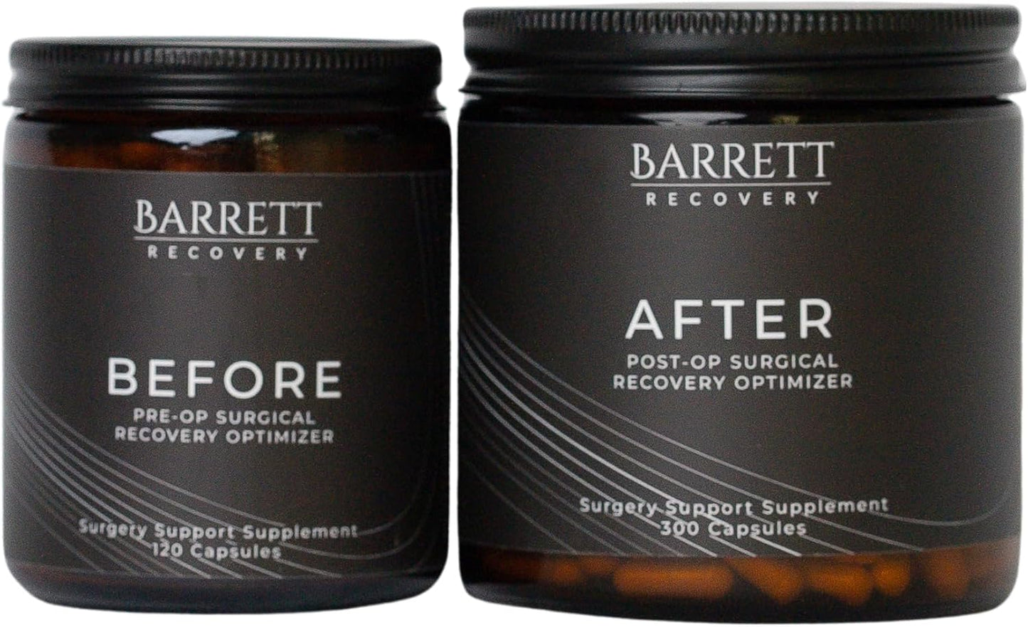 Barrett Recovery Optimal Surgical Support Bundle: Pre and Post Surgery Supplements for Enhanced Healing