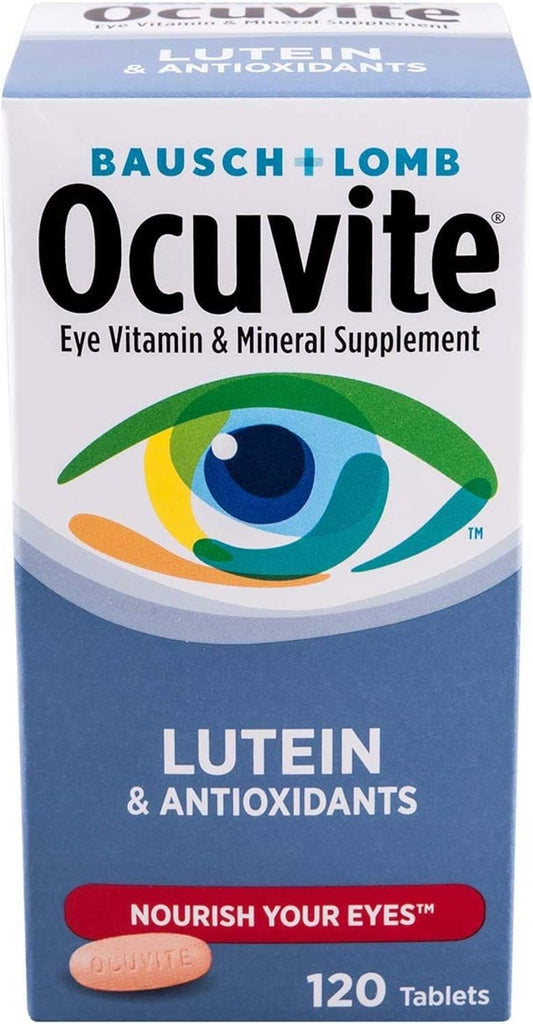 Bausch and Lomb Ocuvite Eye Nutrition 120 Tablets, Pack of 3