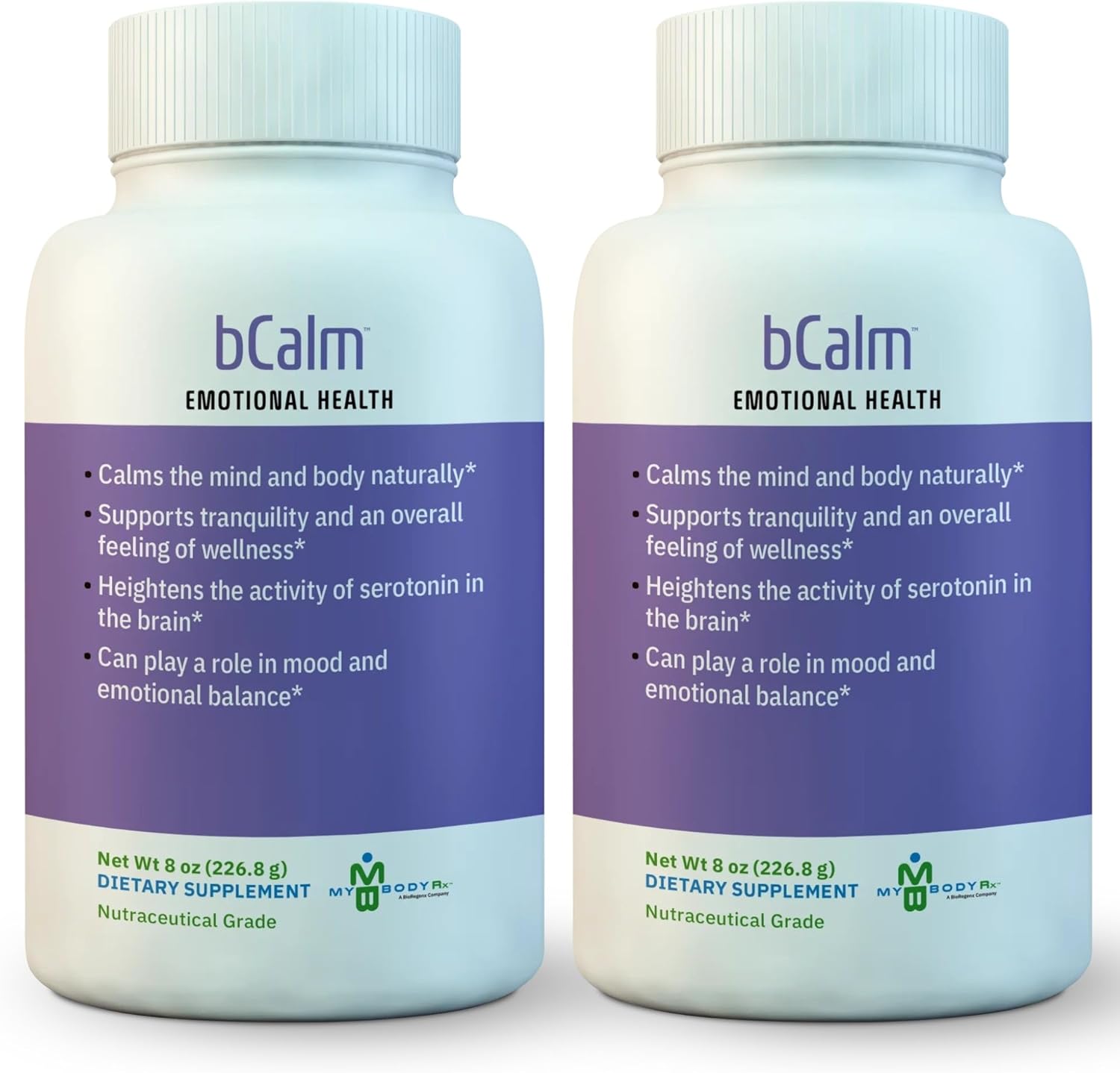 bCalm Vitamin B8 Inositol Supplement by MYBODYRX - Natural Stress Relief Formula for Anxiety and Mood Support