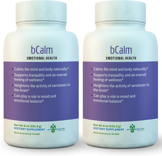bCalm Vitamin B8 Inositol Supplement by MYBODYRX - Natural Stress Relief Formula for Anxiety and Mood Support