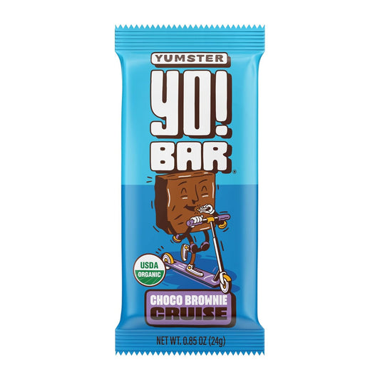 Bearded Brothers Yo! Bar for Kids - Chocolate (25 Bars) | Vegan, Organic, Gluten Free, Paleo, Whole 30, Non-GMO, Low Glycemic, No Sugar Added