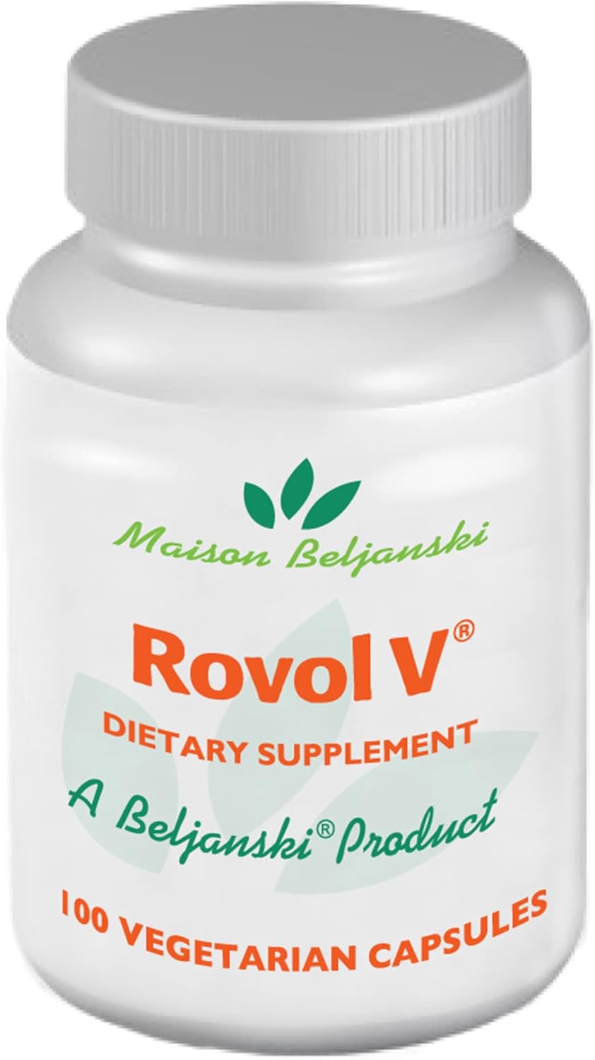 Beljanski® Rovol V® Dietary Supplement with Rauwolfia Vomitoria Extract - 100 Capsules for Immune Support