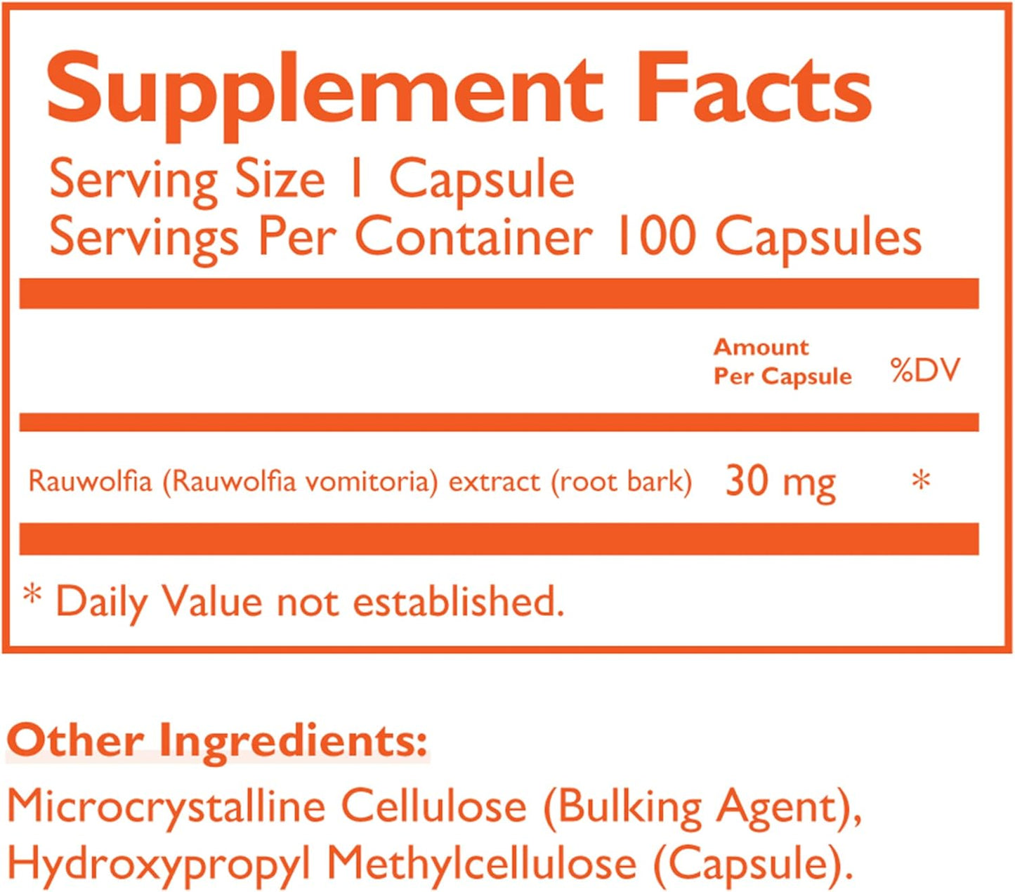 Beljanski® Rovol V® Dietary Supplement with Rauwolfia Vomitoria Extract - 100 Capsules for Immune Support