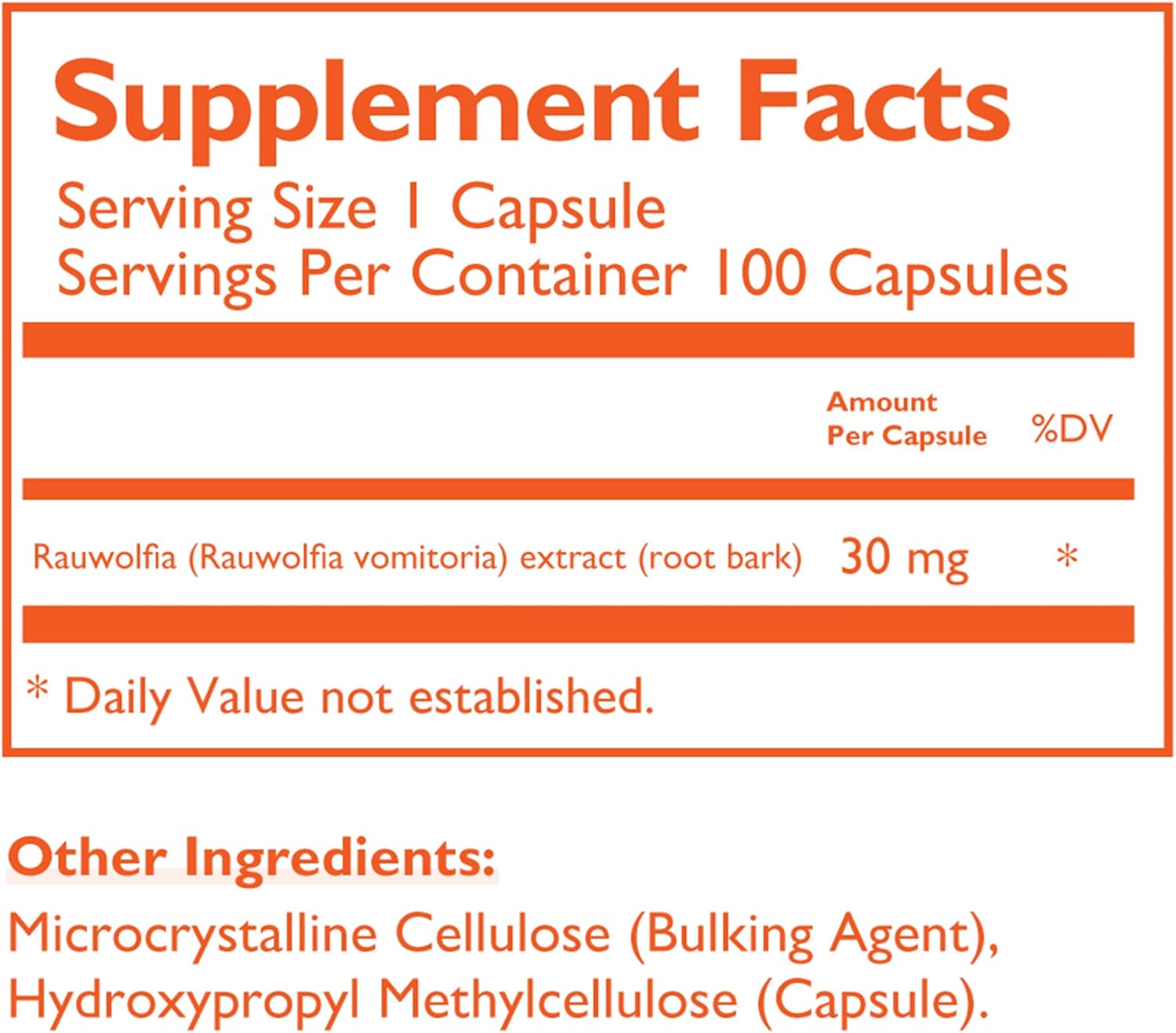 Beljanski® Rovol V® Dietary Supplement with Rauwolfia Vomitoria Extract - 100 Capsules for Immune Support