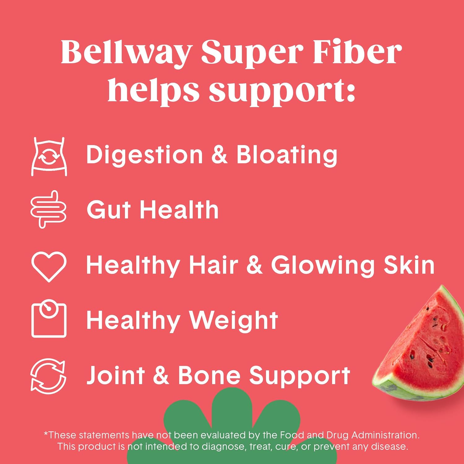 Bellway Super Fiber Powder + Collagen (4 Pack) - Sugar-Free Psyllium Husk Powder with Collagen Peptides and Hyaluronic Acid - Watermelon Flavor for Gut Health, Skin, Nails, Bones, and Joints - 42.4 oz