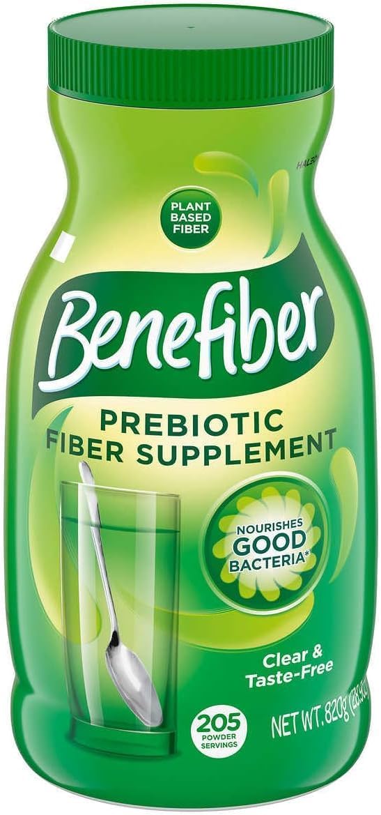 Benefiber Daily Fiber Powder, Unflavored - 28.9 oz (205 Servings) - Prebiotic Fiber Supplement for Digestive Health