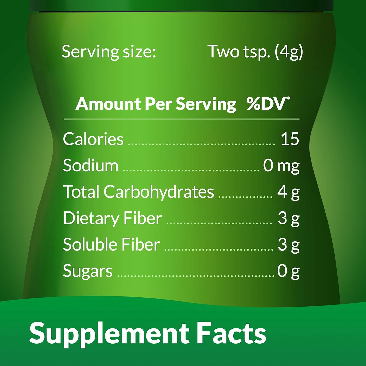 Benefiber Daily Prebiotic Fiber Supplement Powder - 100% Natural, Taste-Free, 38 Servings - 5.4 oz