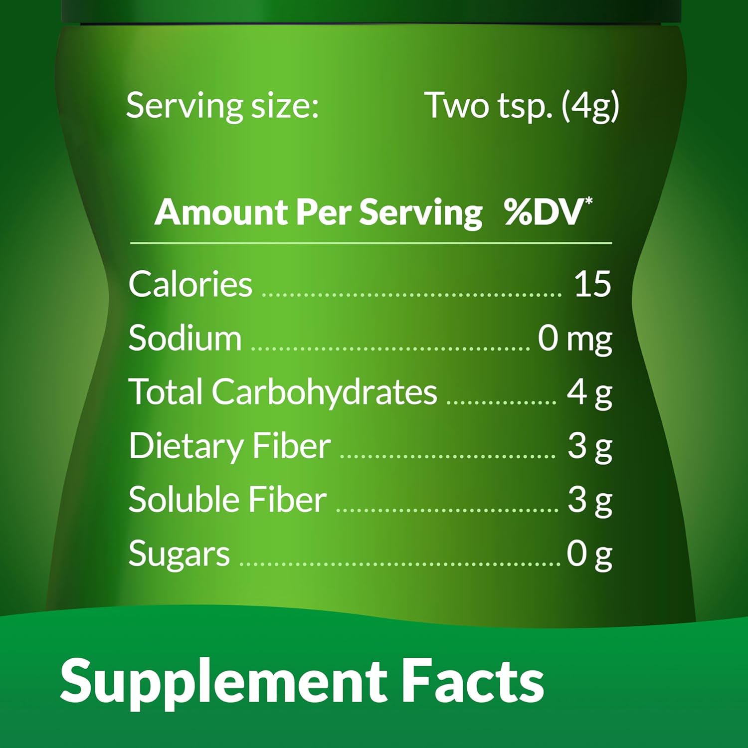 Benefiber Daily Prebiotic Fiber Supplement Powder - Unflavored, 62 Servings (8.7 oz), Digestive Health Support