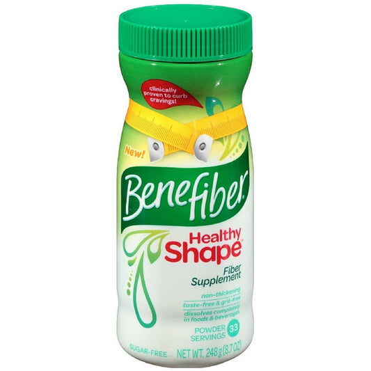 Benefiber Healthy Shape Fiber Supplement Powder - 33 Servings, 8.7 oz Size